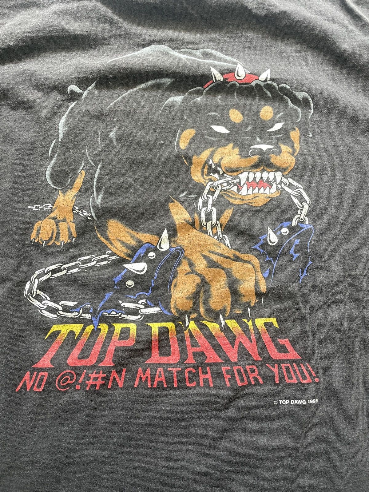 Vintage Vintage 1995 “Top Dawg” Graphic T-shirt (No Sz.) Size US L / EU 52-54 / 3 - 2 Thumbnail