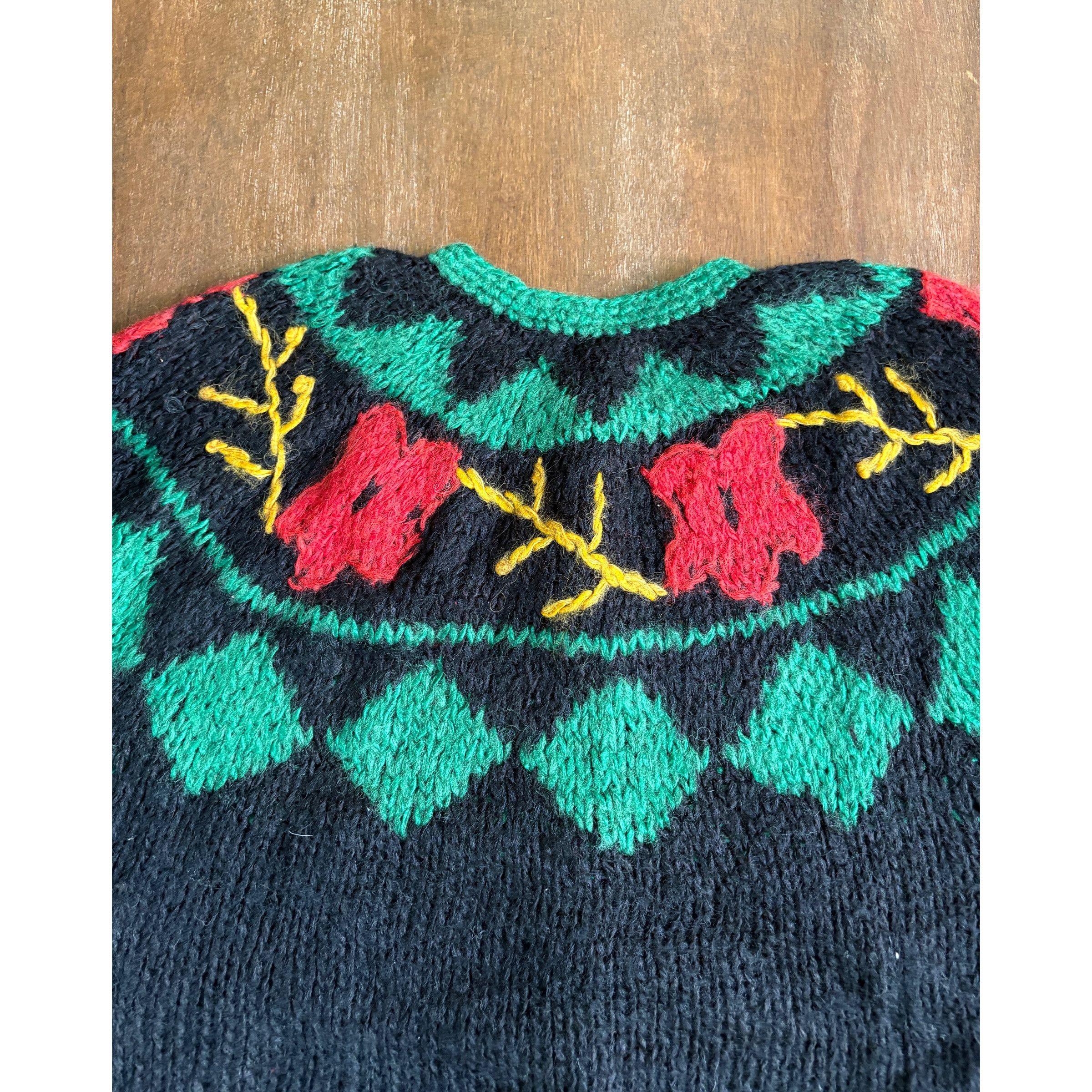Issey Miyake ISSEY MIYAKE 80's Flower Knitted Cardigan Size US S / EU 44-46 / 1 - 9 Thumbnail