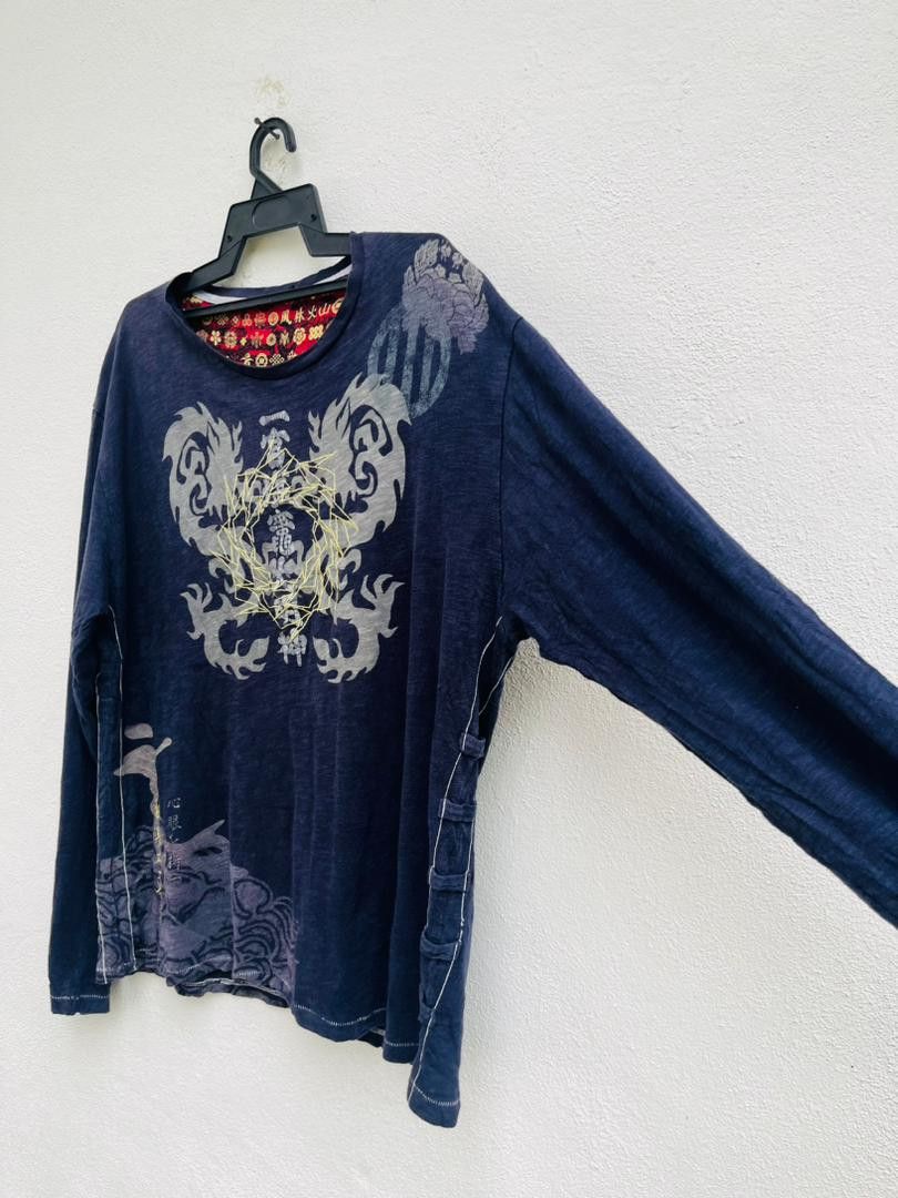 Japanese Brand × Vintage Vintage Japanese Dragon Designer Fashion Style Shirt Size US XL / EU 56 / 4 - 5 Thumbnail