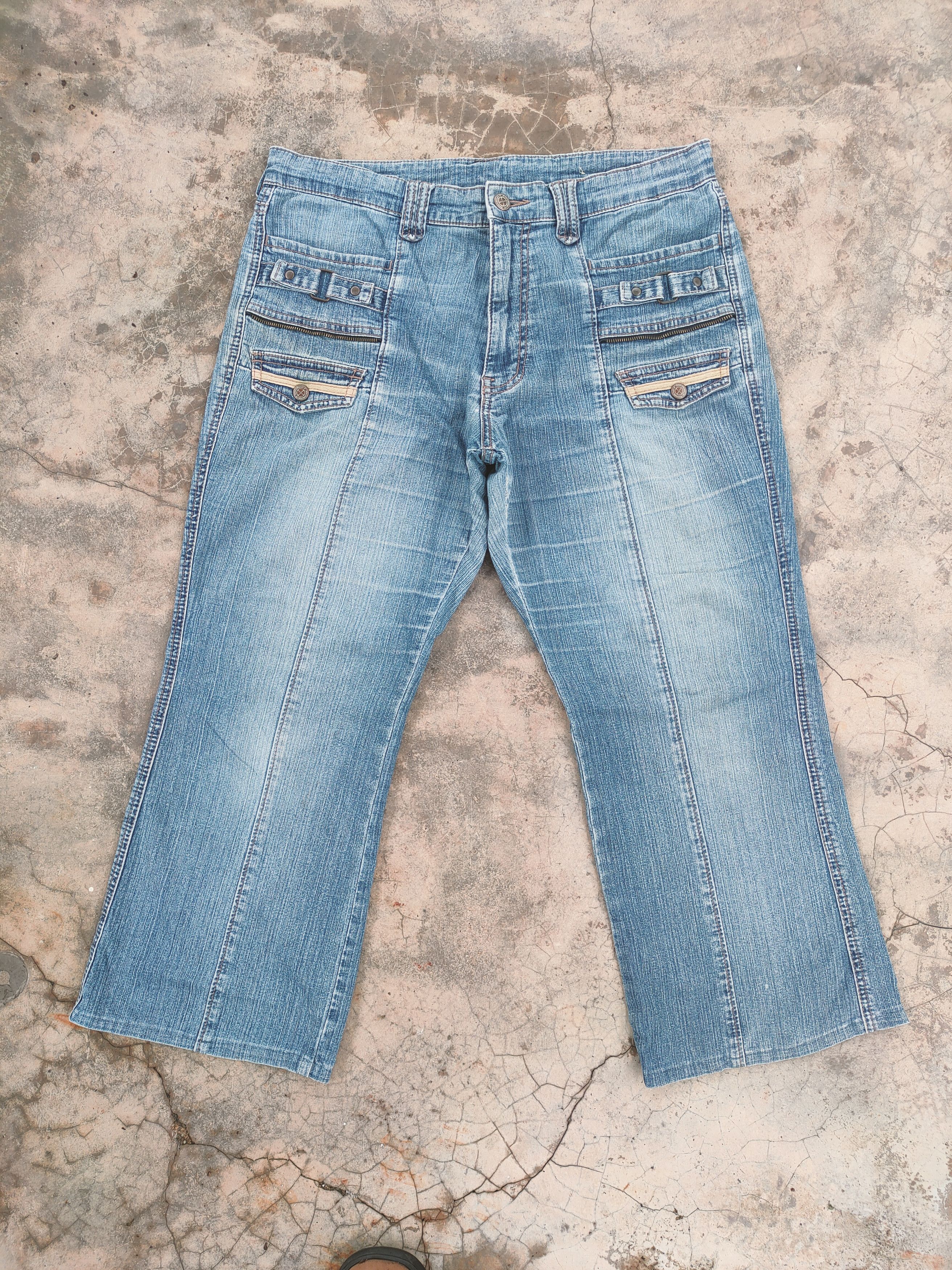 Japanese Brand × Jean × Vintage VINTAGE ADVANTAGE FADED JEANS DENIM PANTS Size US 34 / EU 50 - 1 Thumbnail