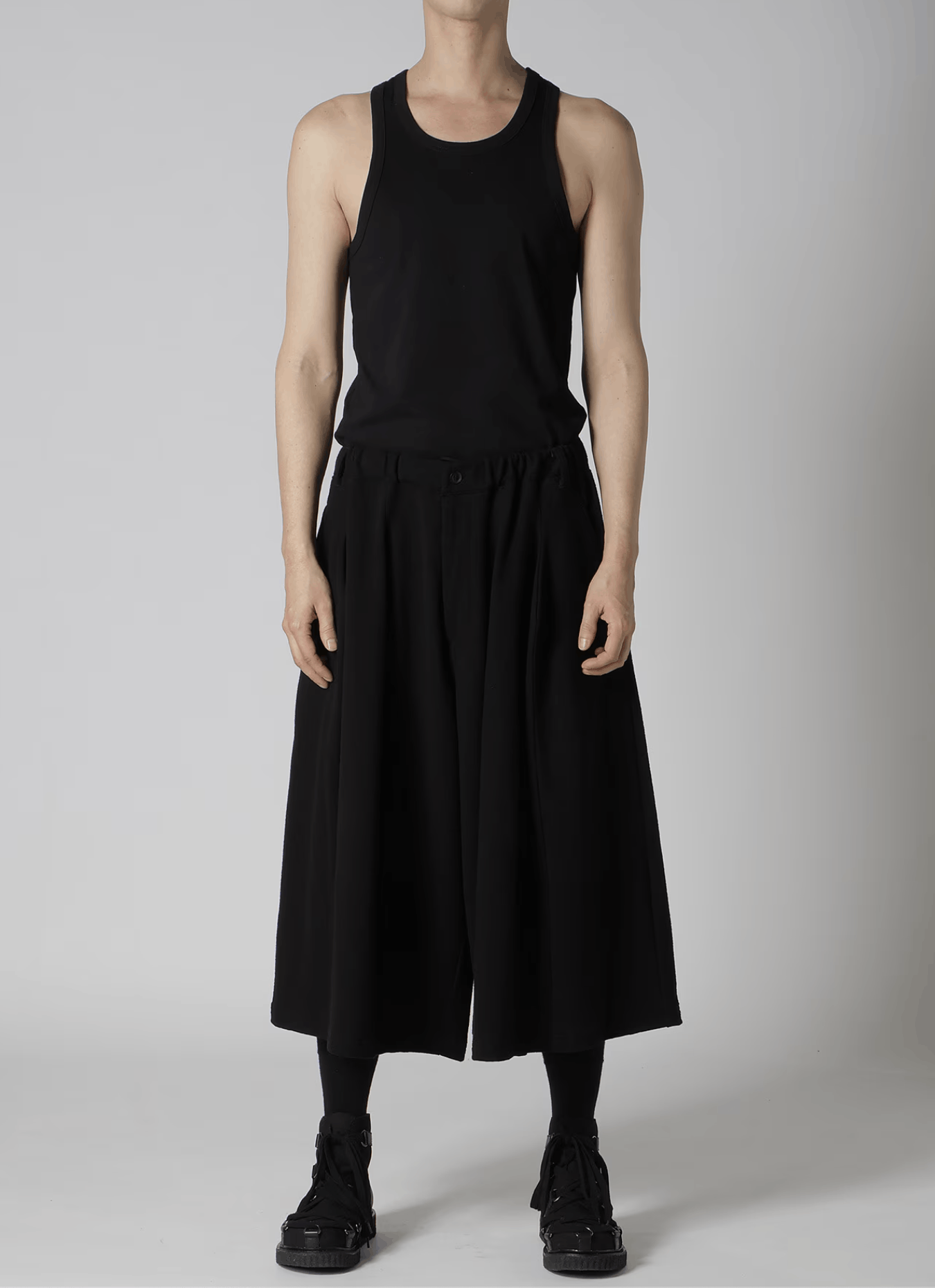 Yohji Yamamoto Yohji Yamamoto Pour Homme - HIGHLAND JERSEY TUCK PANTS Size US 32 / EU 48 - 2 Thumbnail