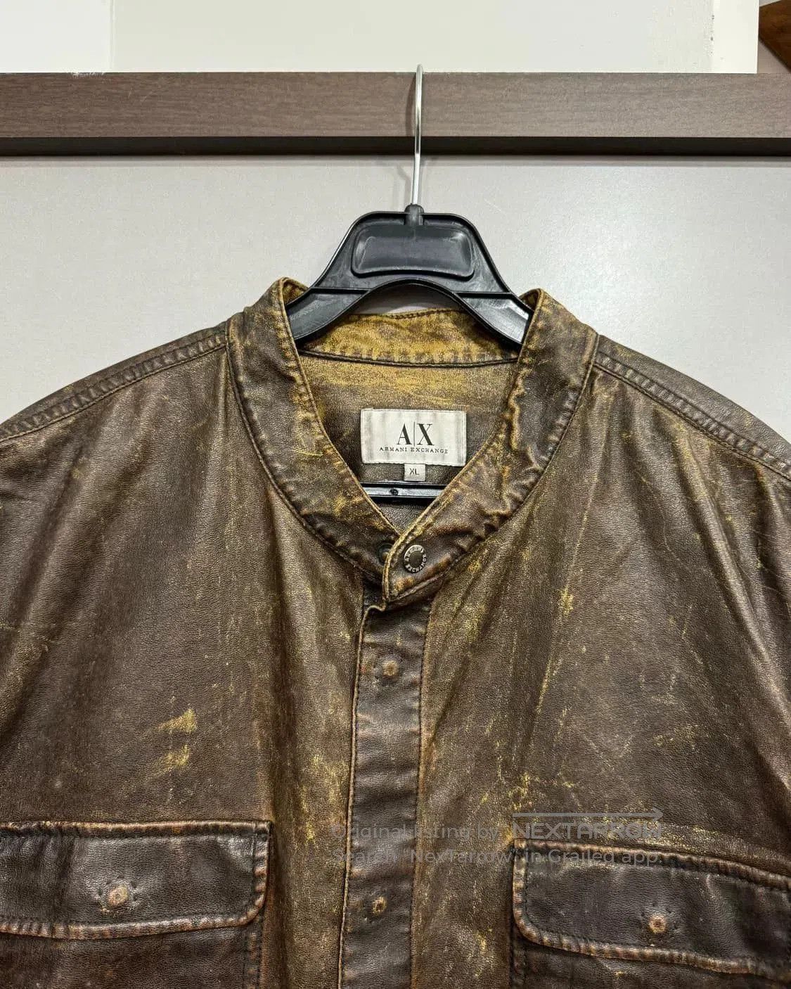 Armani Armani Vintage Retro Leather Jacket. Size US M / EU 48-50 / 2 - 2 Thumbnail
