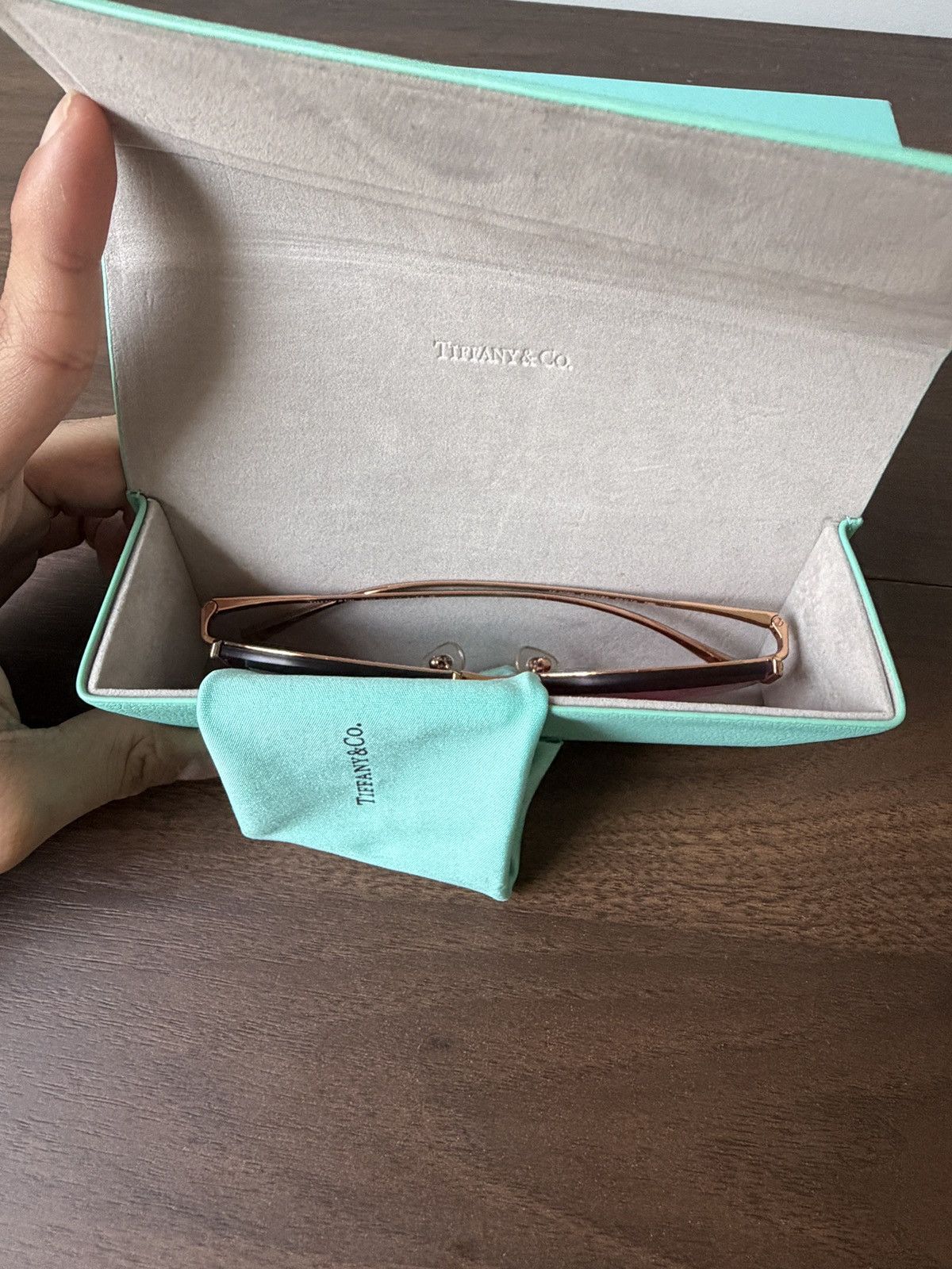 Tiffany & Co. Tiffany & Co Pink Tinted Glasses Size ONE SIZE - 3 Thumbnail
