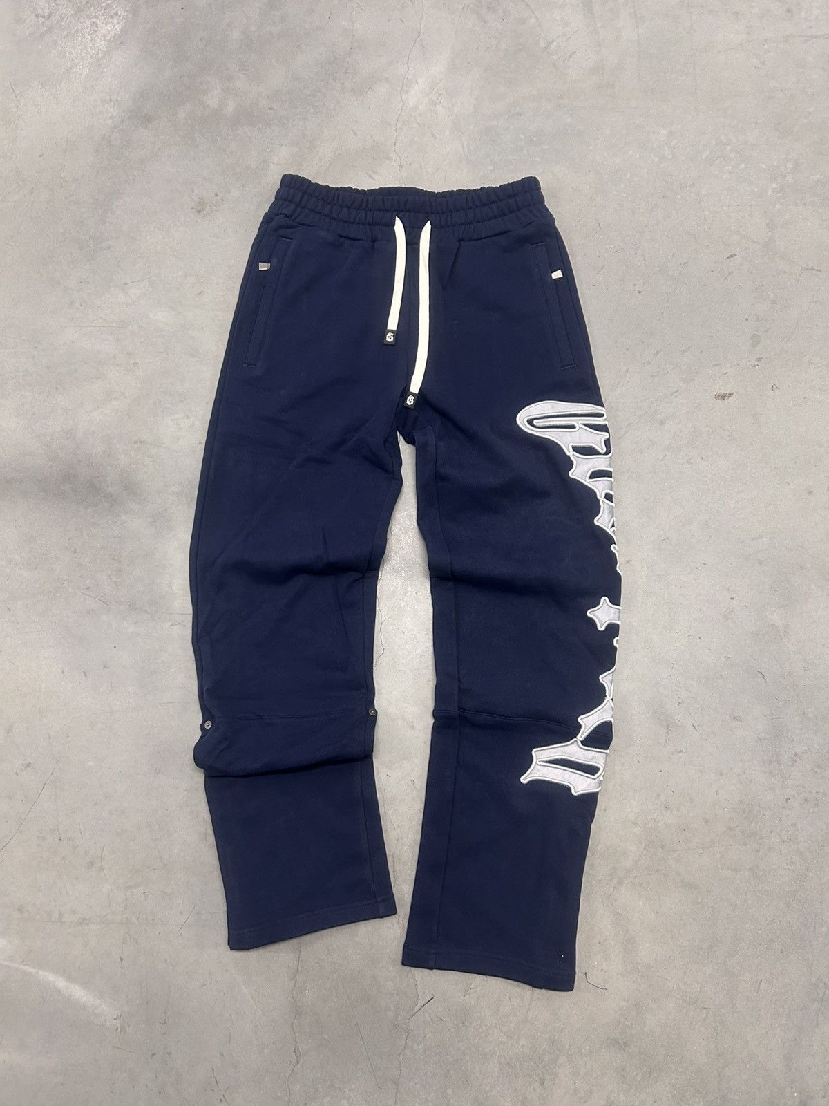 Godspeed Godspeed Navy/Silver Satin OG Logo V2 Sweatsuit Brand New Size US L / EU 52-54 / 3 - 5 Thumbnail