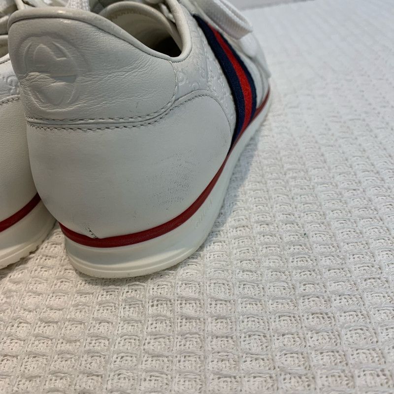 Gucci Gucci White Casual Sneakers for Everyday Wear -2508 Size US 5.5 / EU 38 - 8 Thumbnail