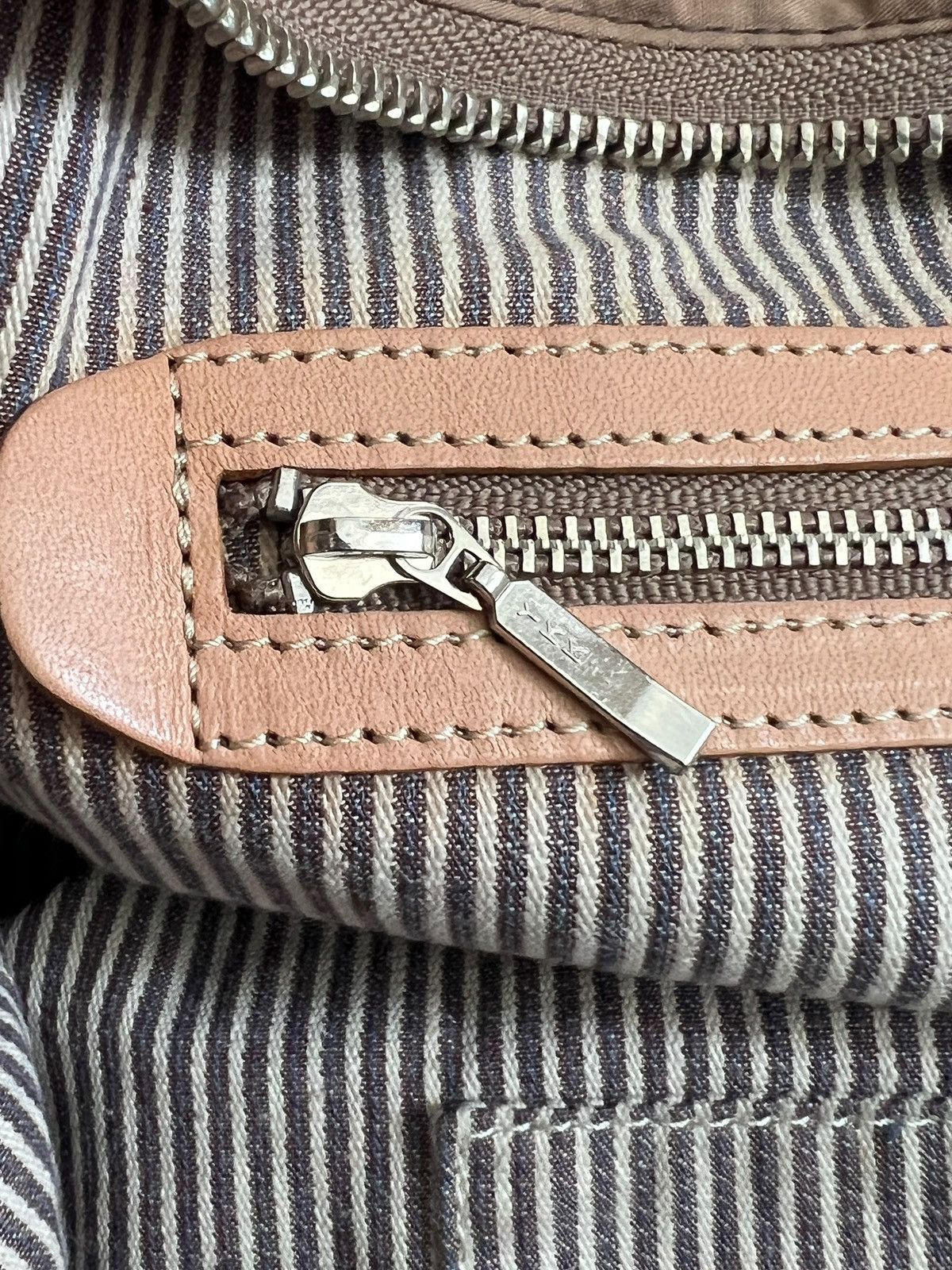 Yohji Yamamoto 2000s Y’SACCS Leather-Trim Boston Bag Size ONE SIZE - 14 Thumbnail