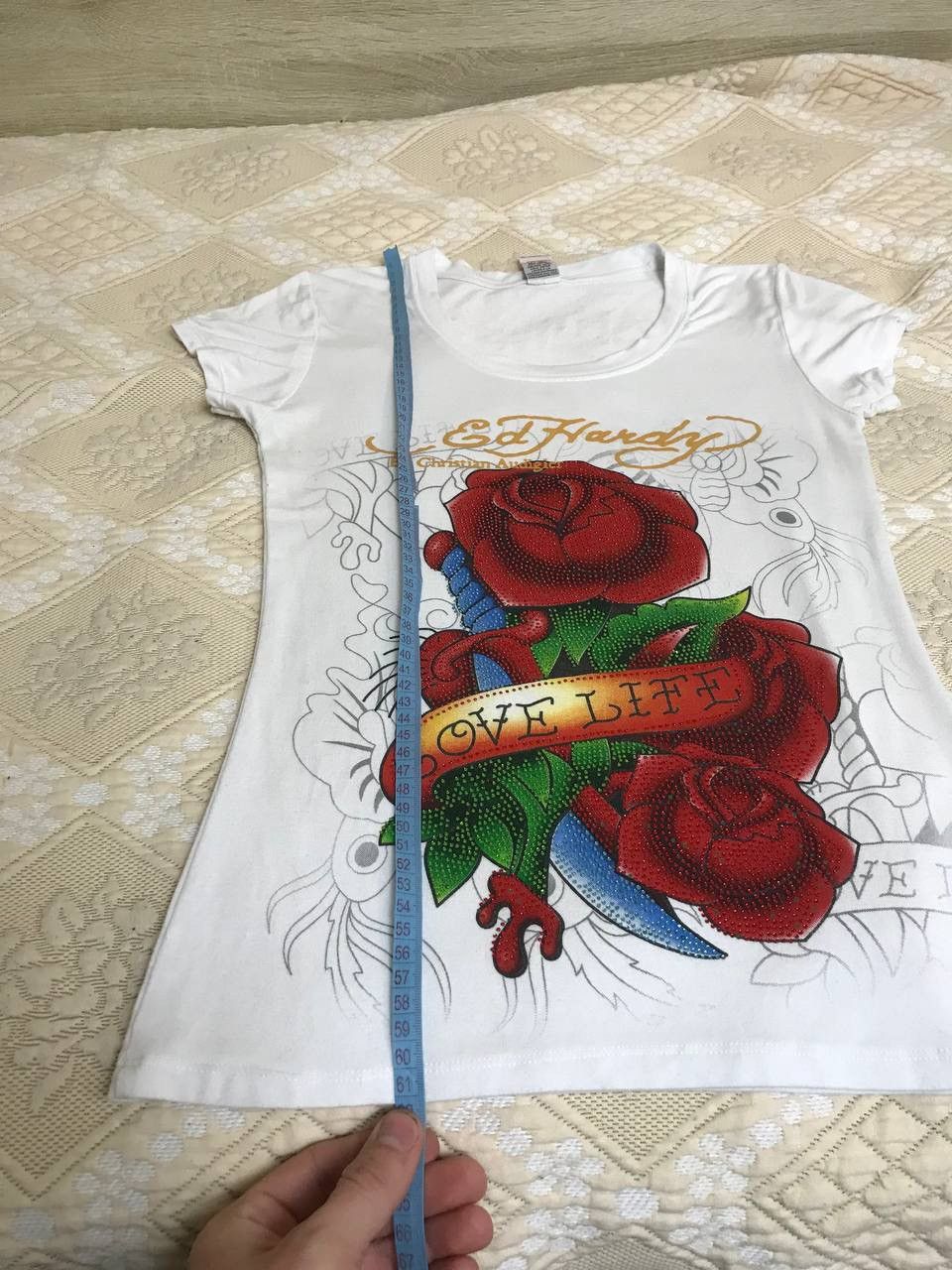 Christian Audigier × Ed Hardy × Vintage 🔥 Vintage Y2K Ed hardy Christian Audigier T Shirt Tank Top Size M / US 6-8 / IT 42-44 - 8 Thumbnail