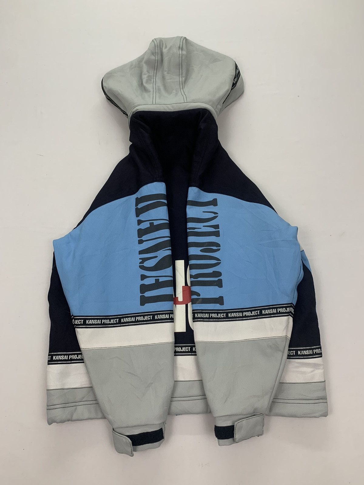 Japanese Brand × Kansai Yamamoto Rare!! Vintage 90s Kansai Project Block Colour Bomber Jacket Size US M / EU 48-50 / 2 - 13 Thumbnail
