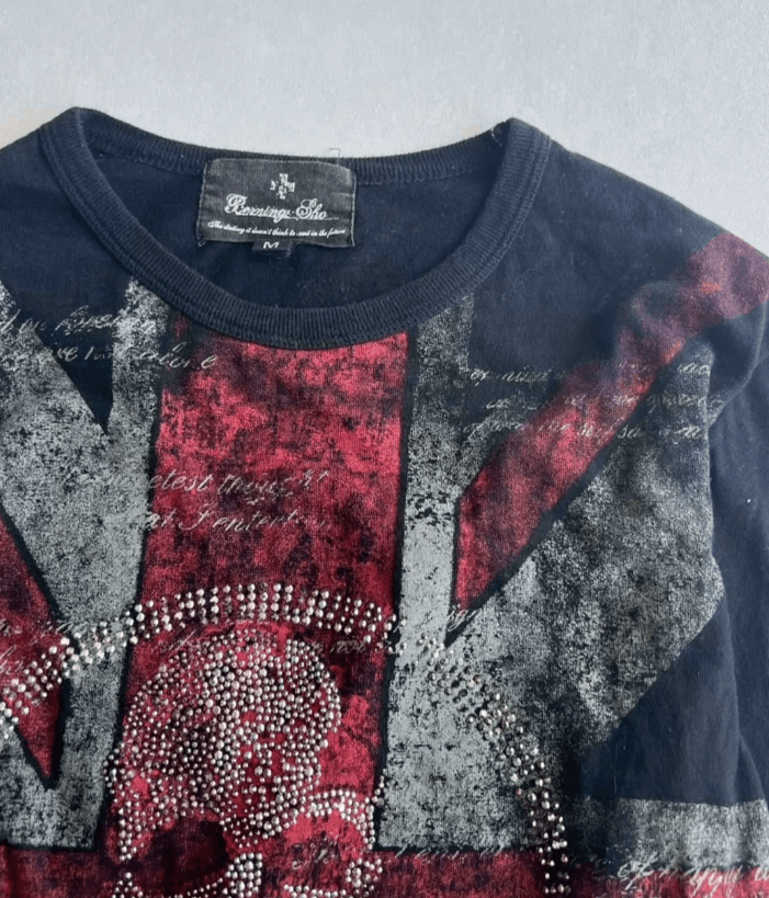 Japanese Brand Vintage British Flag Skull Element Size US XL / EU 56 / 4 - 9 Thumbnail