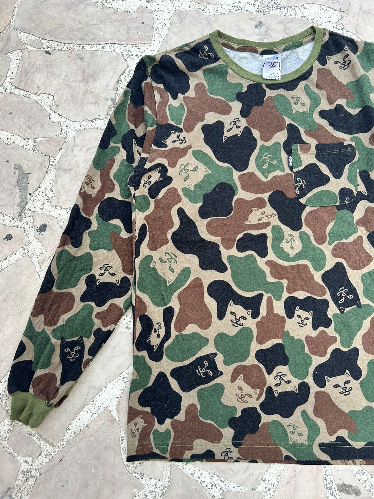 RIPNDIP Camo RinnDip Longsleeve Camo Tee Size US M / EU 48-50 / 2 - 3 Thumbnail