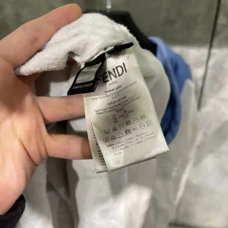 Fendi Fendi Women's XL White Cotton Hoodie Sweatshirt . Size XL / US 12-14 / IT 48-50 - 3 Thumbnail