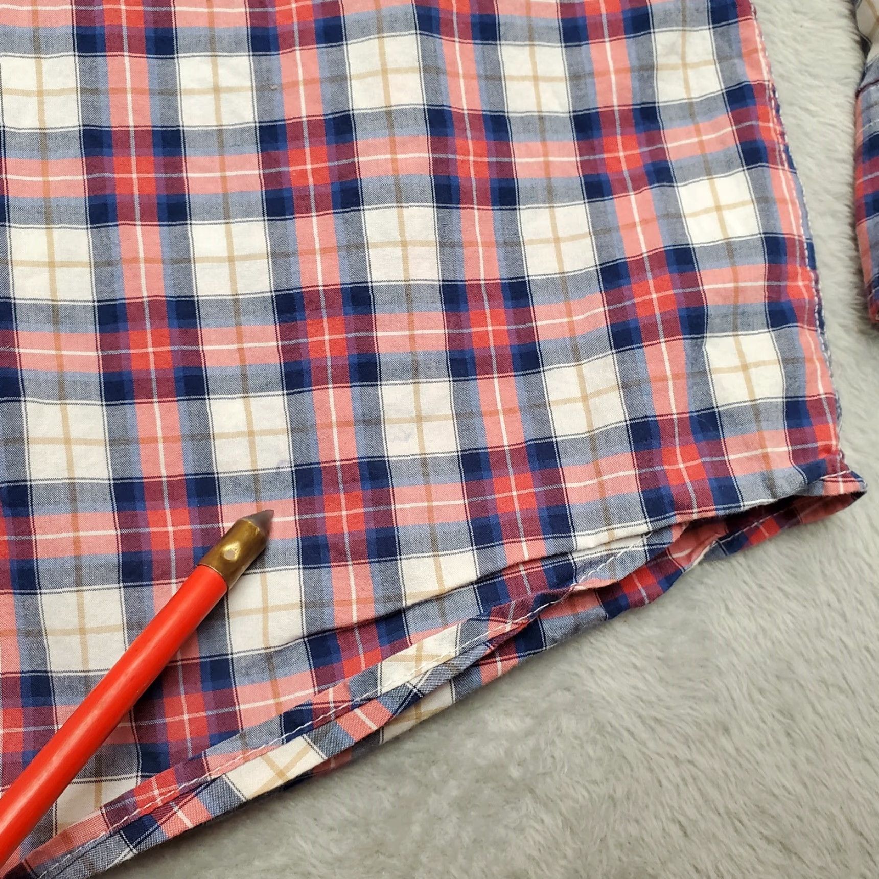 American Eagle Outfitters VINTAGE American Eagle Shirt Mens Large Pink Plaid Long Sleeve Button Casual Size US L / EU 52-54 / 3 - 5 Thumbnail