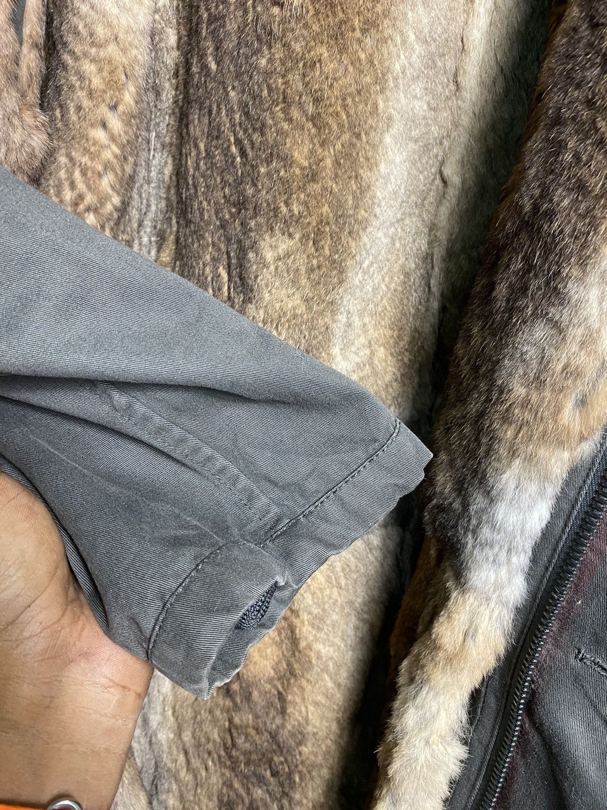 Yves Salomon Yves Salomon Homme Fur-Lined Military Parka - Olive Green Size US L / EU 52-54 / 3 - 8 Thumbnail