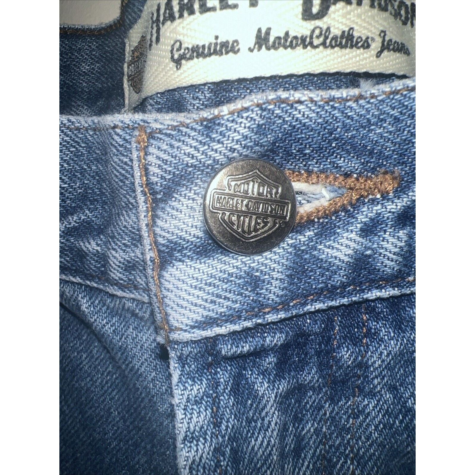 Harley Davidson Harley Davidson Jeans Men’s 40x30 Blue Traditional Straight Size US 40 / EU 56 - 4 Thumbnail