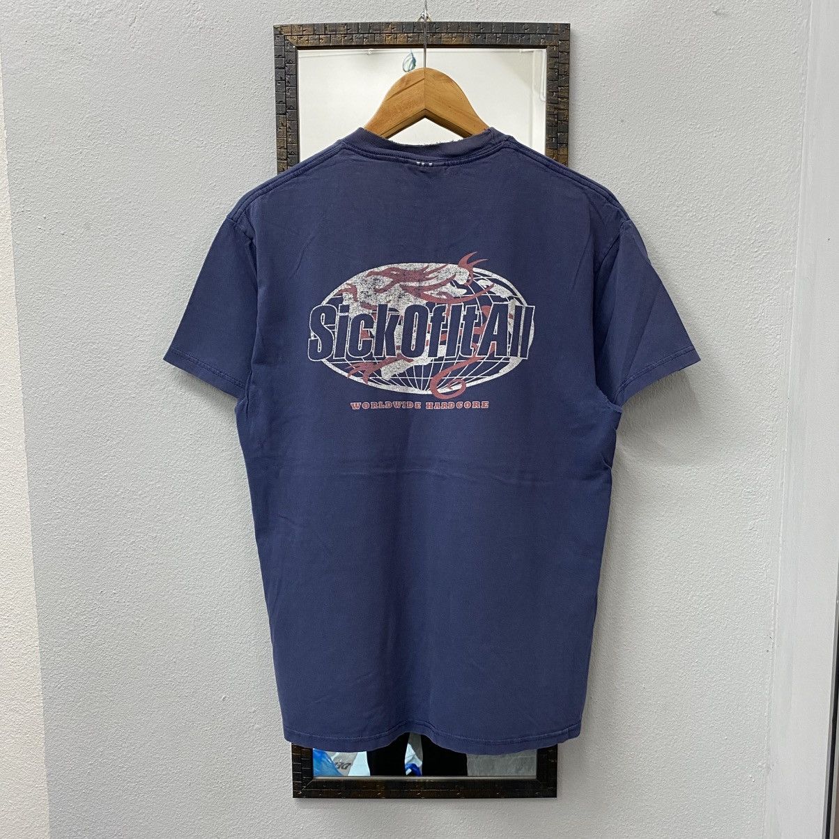 Band Tees Vintage 90s Sick Of It All NY Hardcore Punk Band Tee Size US M / EU 48-50 / 2 - 6 Thumbnail