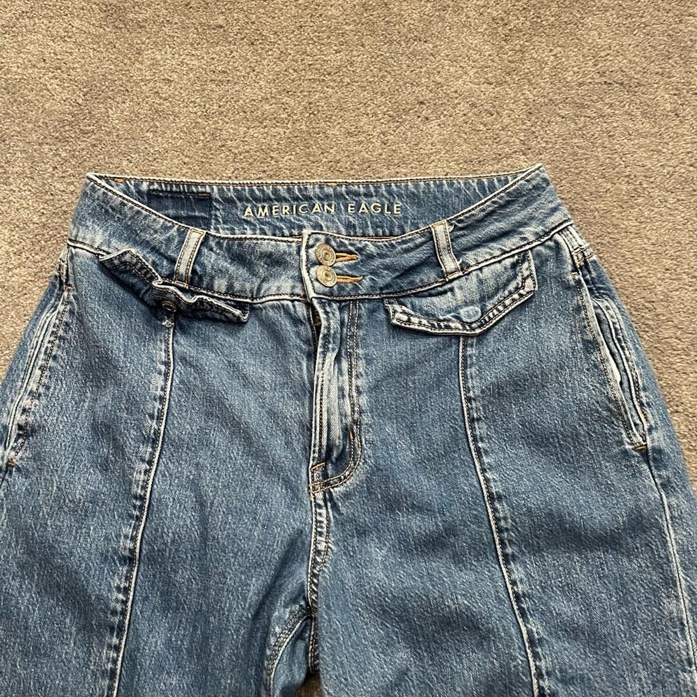 Designer American Eagle relaxed mom jean 2 short Size 26" / US 2 / IT 38 - 2 Thumbnail