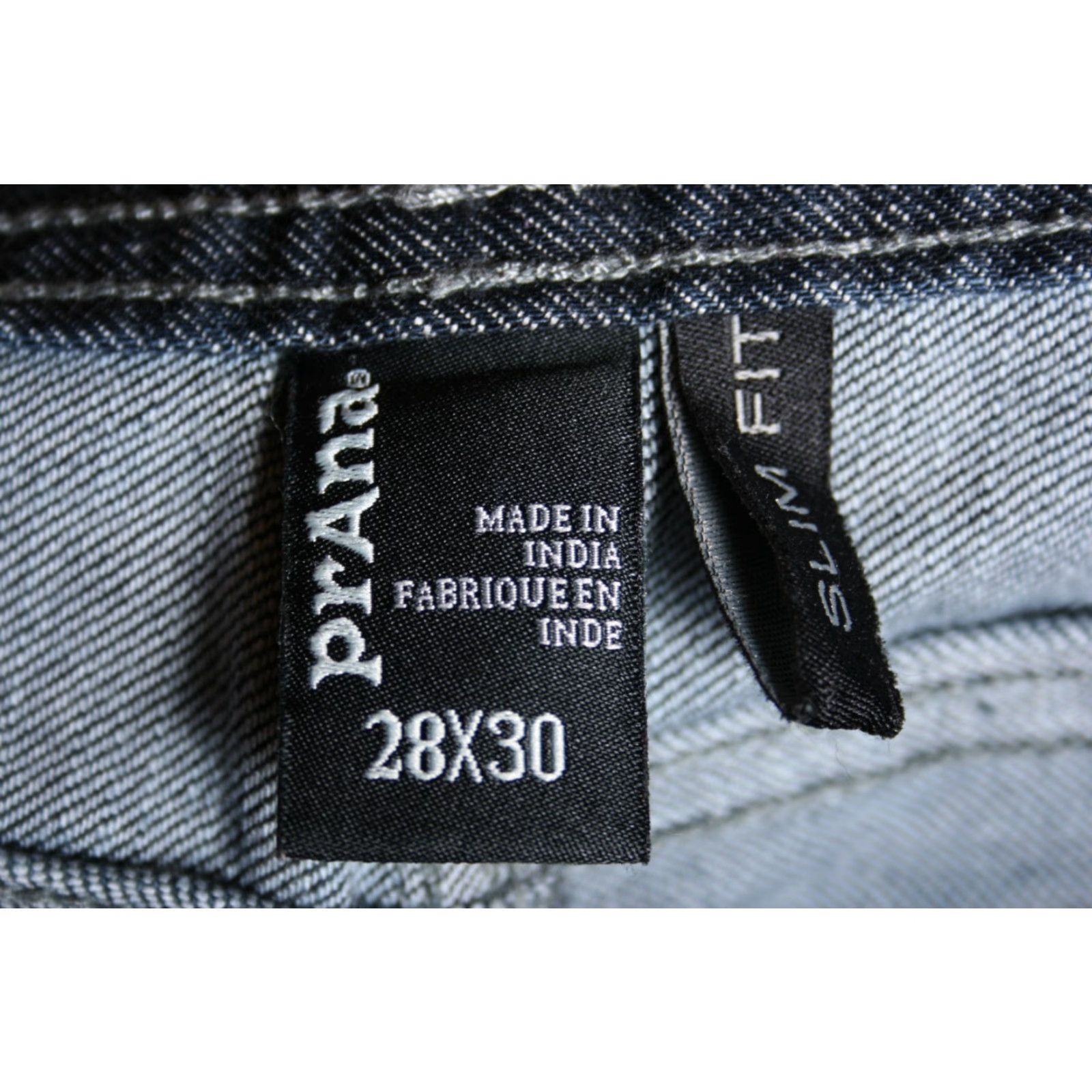 Prana prAna Theorem Slim Fit Denim Jeans 28x30 Blue Men's Slim 5-Pocket Denim Mid Rise XS? Size US 28 / EU 44 - 7 Thumbnail