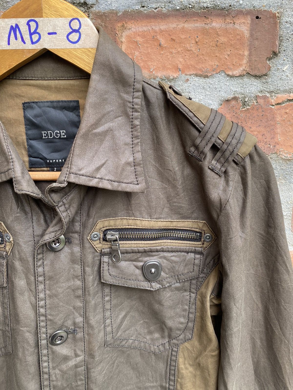 Obelisk 2000s Edge Rupert Wax hybrid Multipocket Vkei Jacket Size US S / EU 44-46 / 1 - 5 Thumbnail