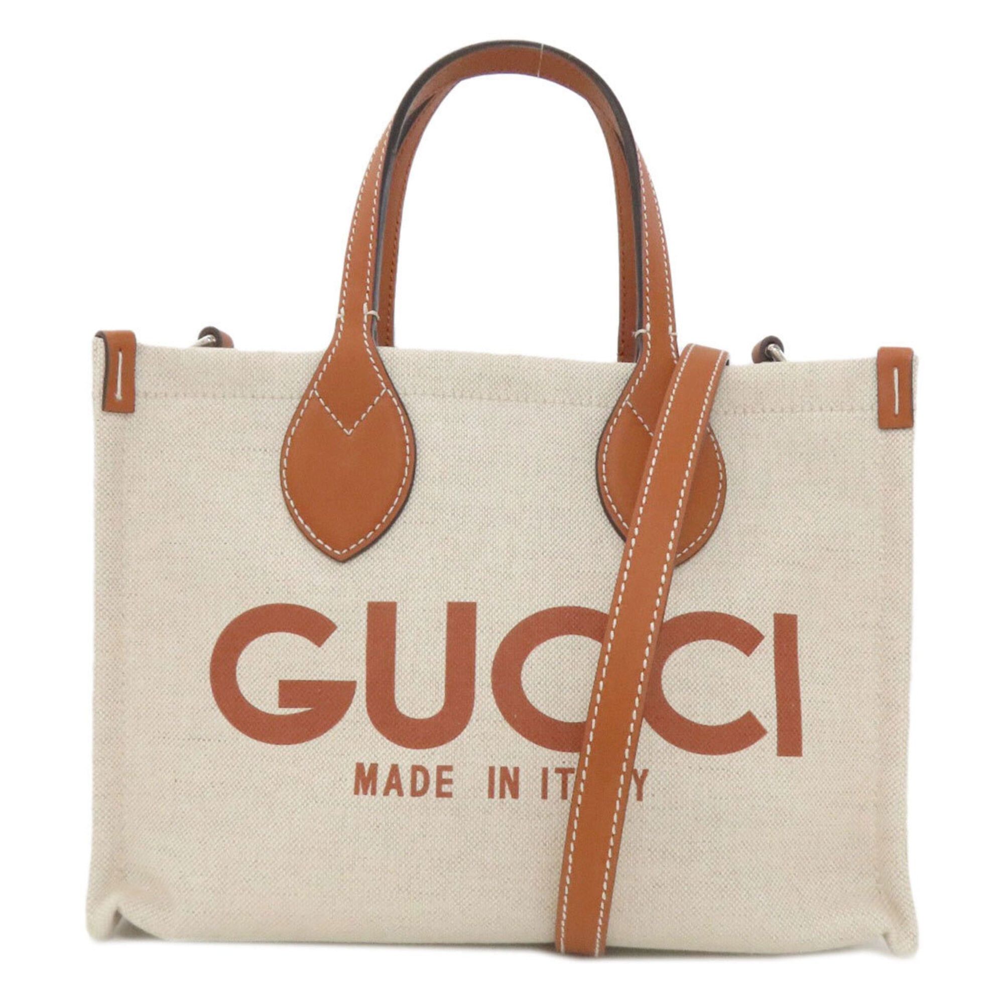 Gucci Gucci 772144 Print Small Handbag Canvas Women's GUCCI Size ONE SIZE - 1 Thumbnail
