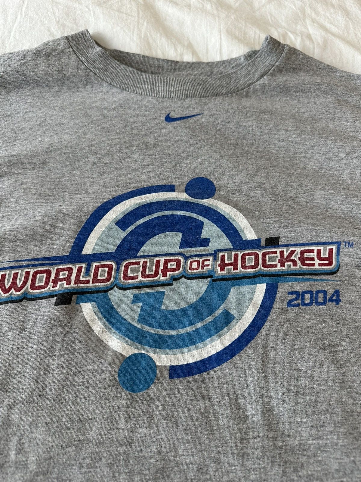 Nike Vintage Nike World Cup of Hockey Shirt 2004 Size US XL / EU 56 / 4 - 2 Thumbnail