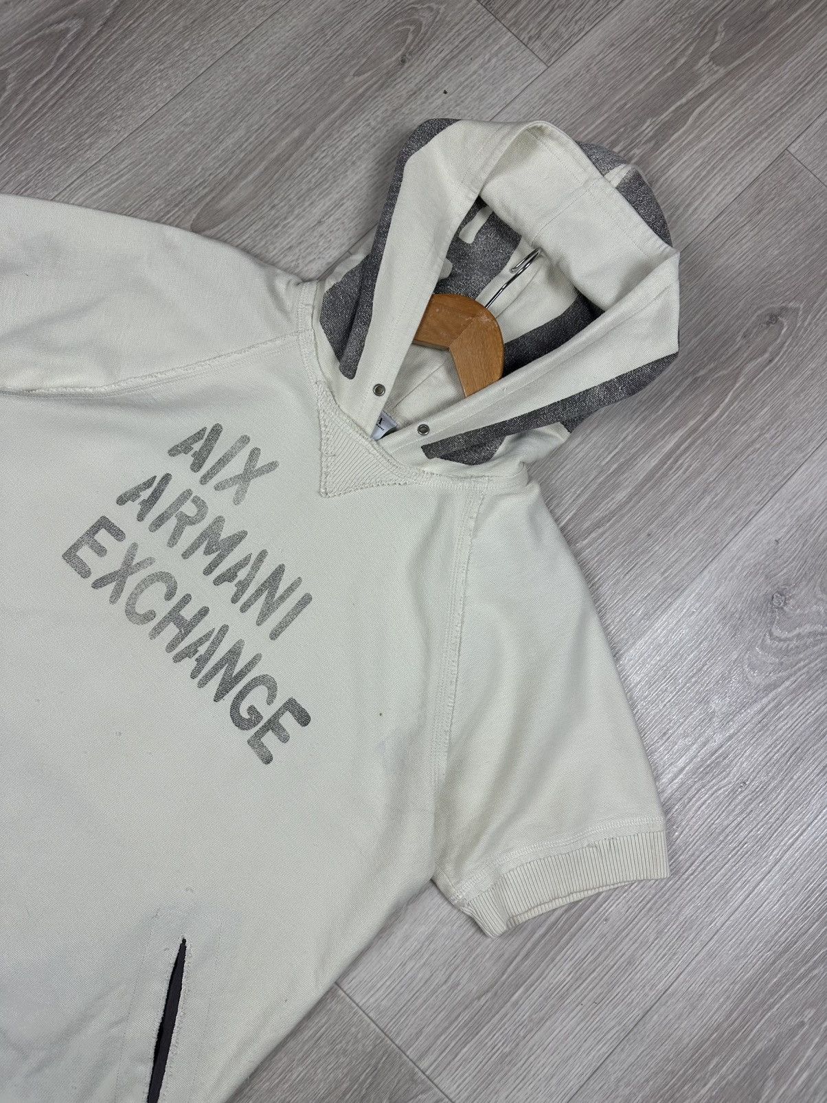Armani × Armani Exchange × Vintage Vintage Armani Exchange Hoded Vest Size US L / EU 52-54 / 3 - 3 Thumbnail