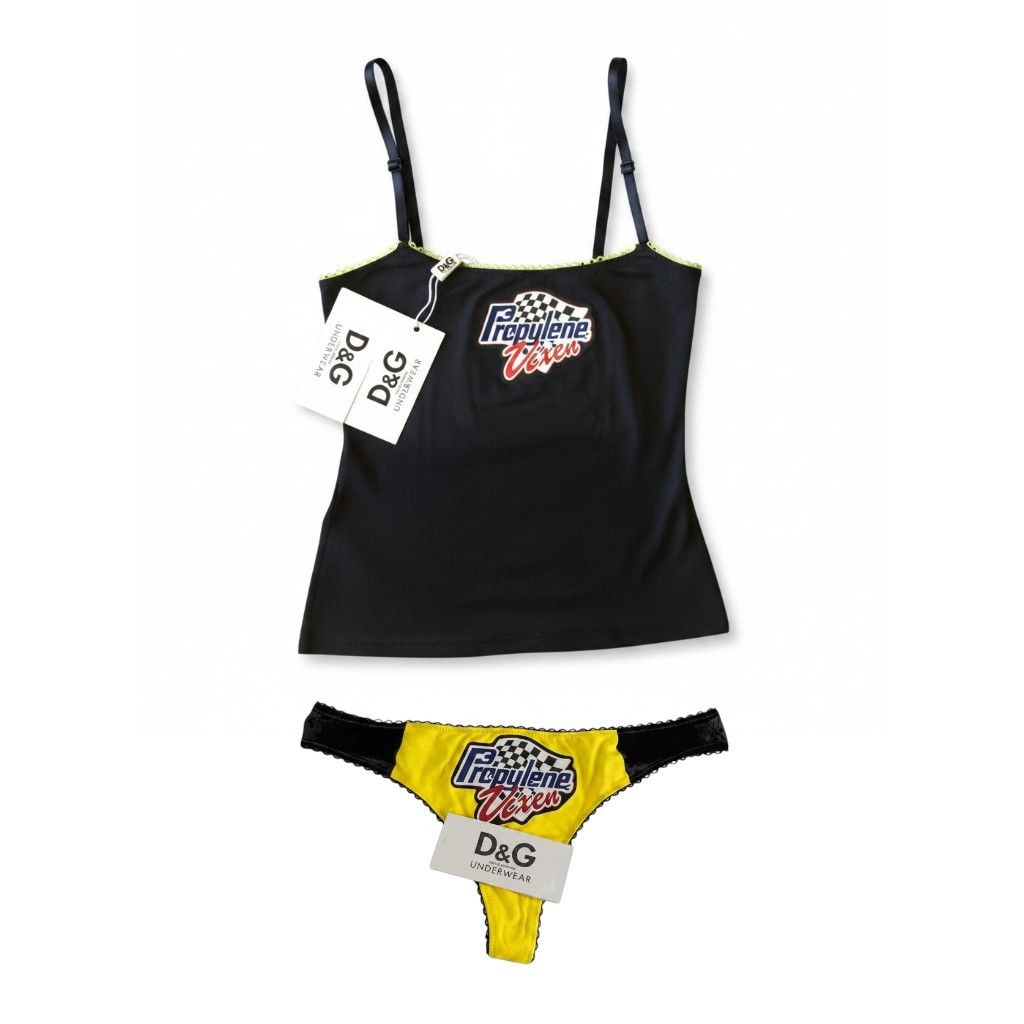 Dolce & Gabbana ARCHIVE D&G Racing Propylene Vixen Set Top S / Bottom L Size S / US 4 / IT 40 - 2 Thumbnail