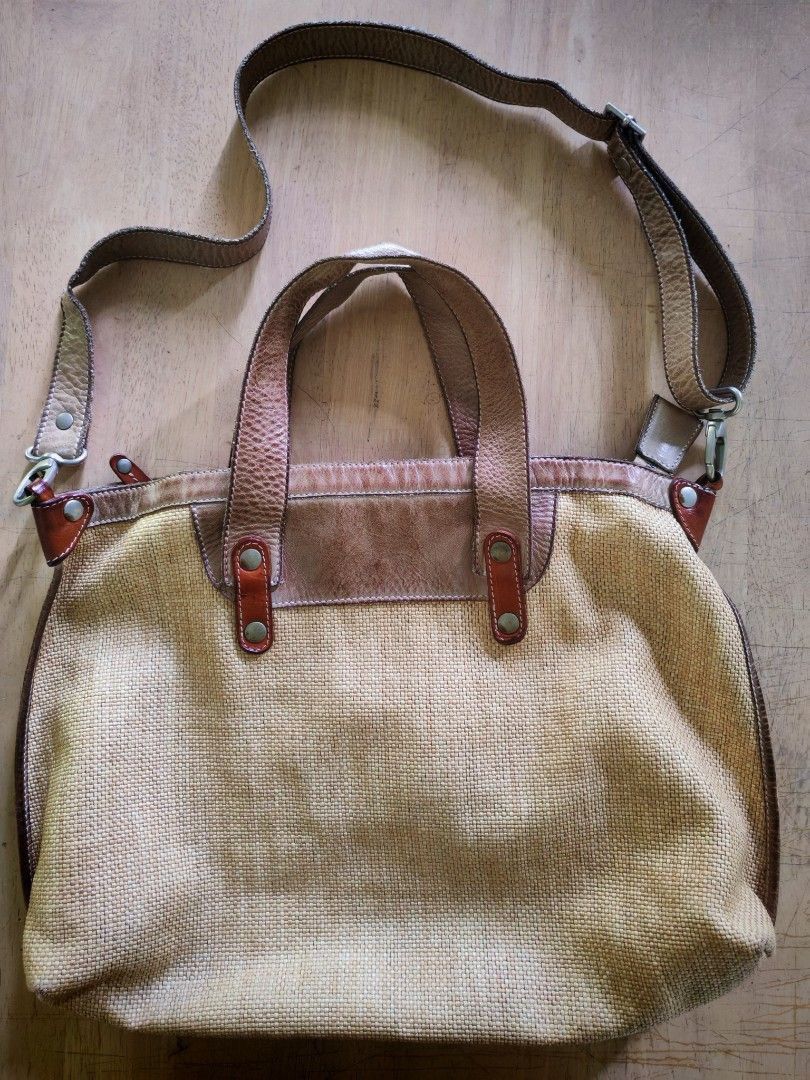 Other Vive La Différence Straw Leather Bag Made in Italy Size ONE SIZE - 4 Thumbnail