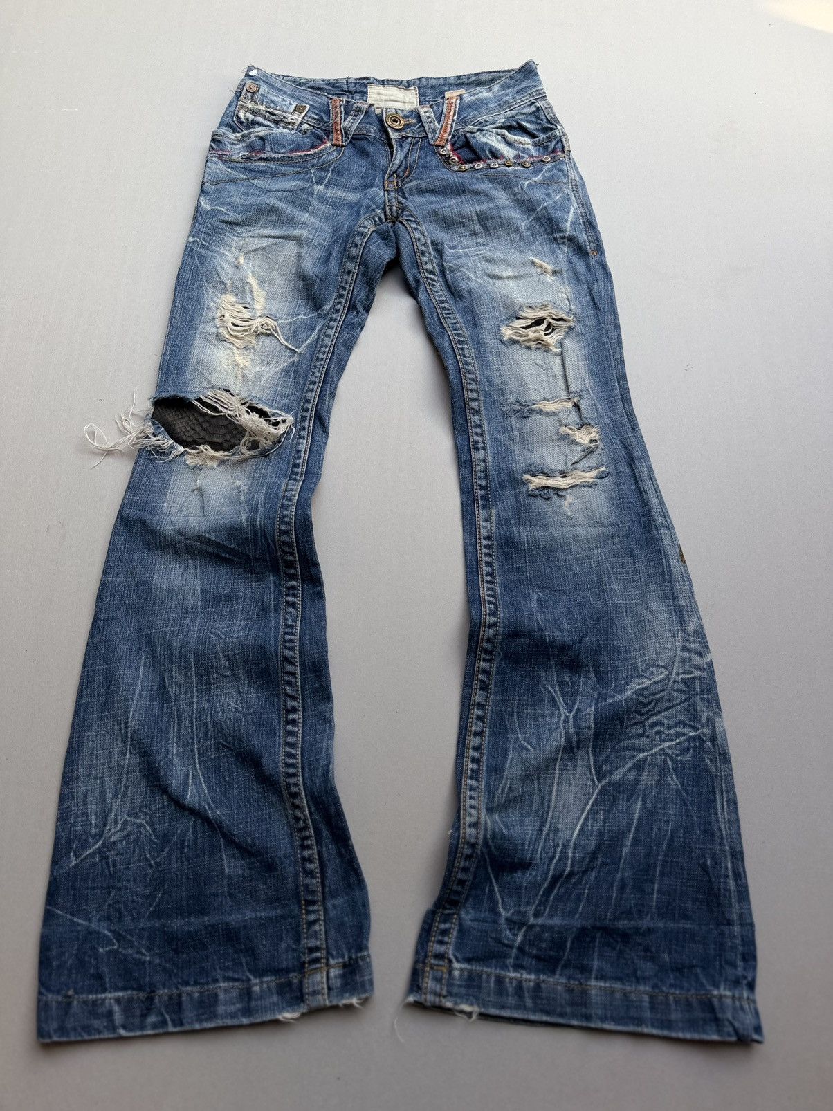 Japanese Brand Lolita flare jeans Size US 26 / EU 42 - 1 Thumbnail