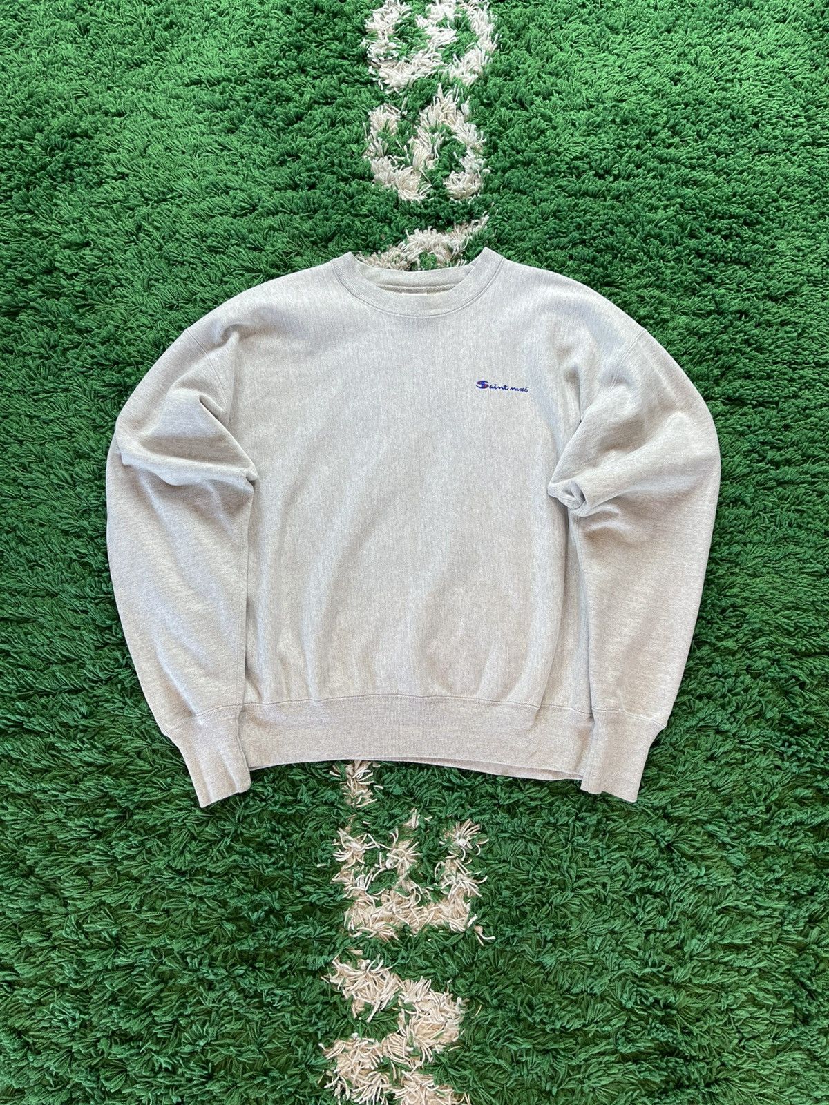 Saint Michael Saint Michael x Champion Parody Crewneck Size US L / EU 52-54 / 3 - 1 Thumbnail