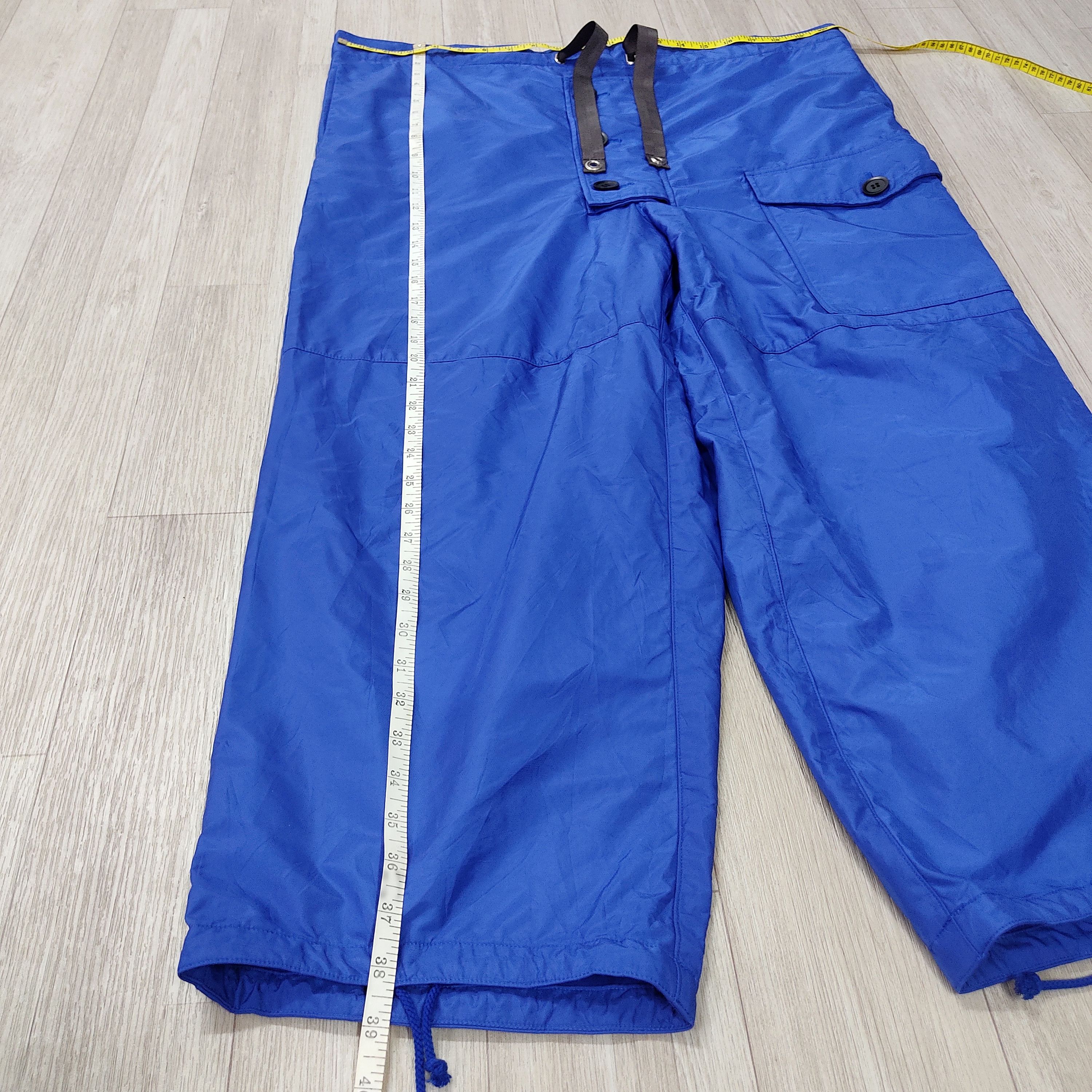 Issey Miyake Rare!! iS Nylon-Blend Oversized Cargo Jumpsuit Pants Size US 33 - 14 Thumbnail