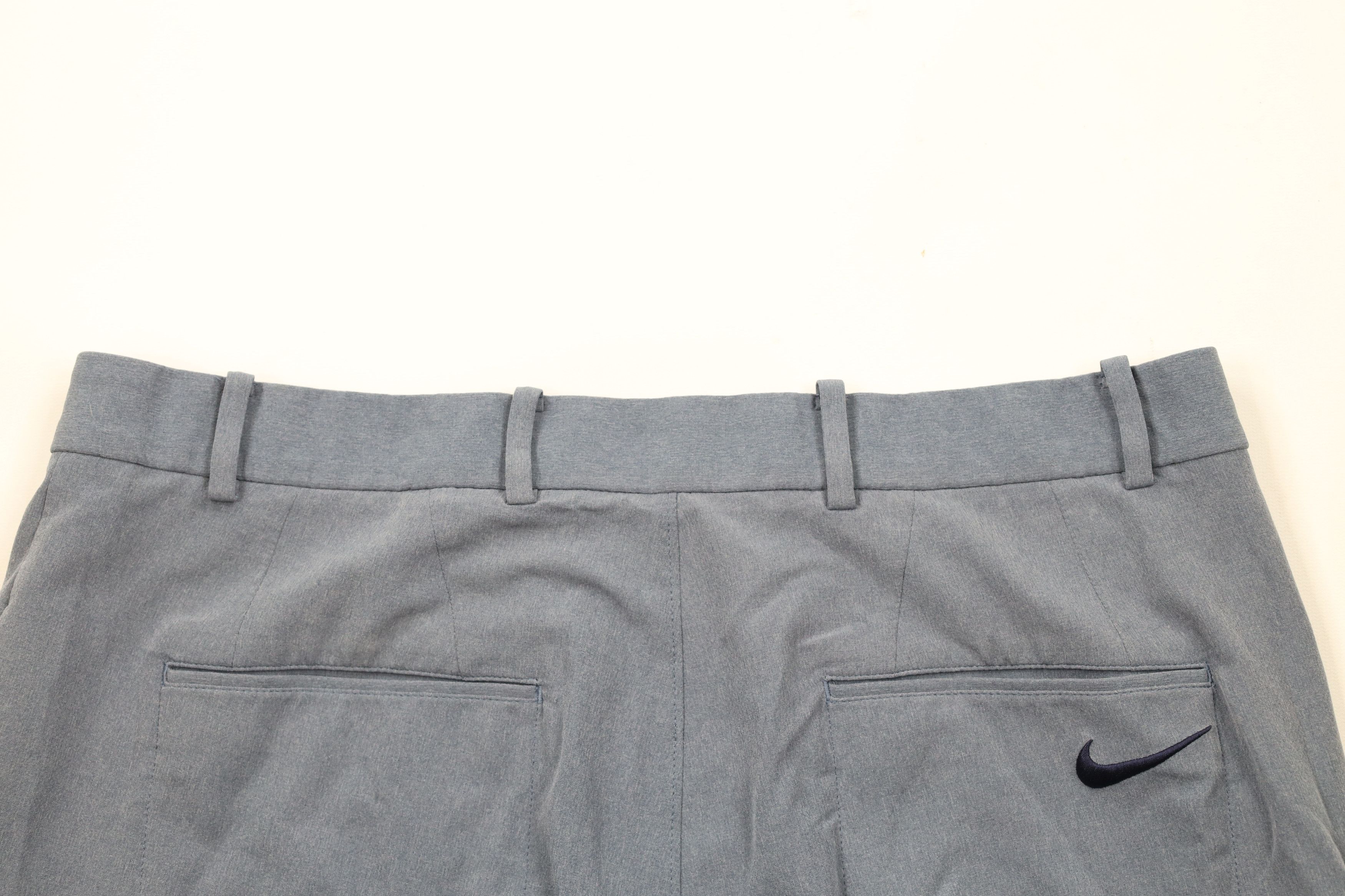 Nike × Vintage Nike Dri-Fit Chambray Front Stretch Tech Golf Chino Shorts Size US 35 - 6 Thumbnail