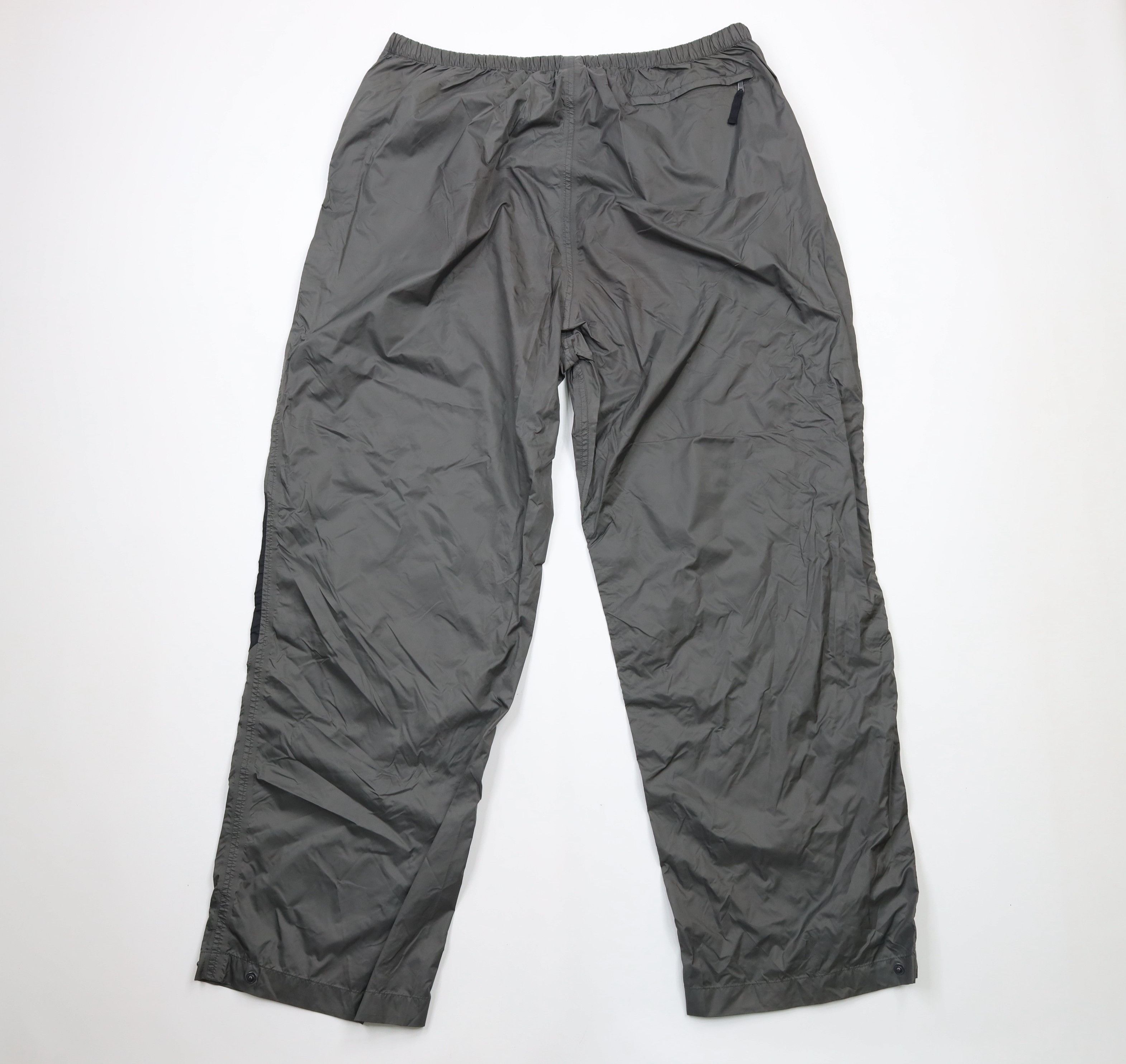 Cabelas × Vintage Vintage Cabelas Waterproof Wide Leg Rain Pants Nylon Gray Size US 40 / EU 56 - 9 Thumbnail