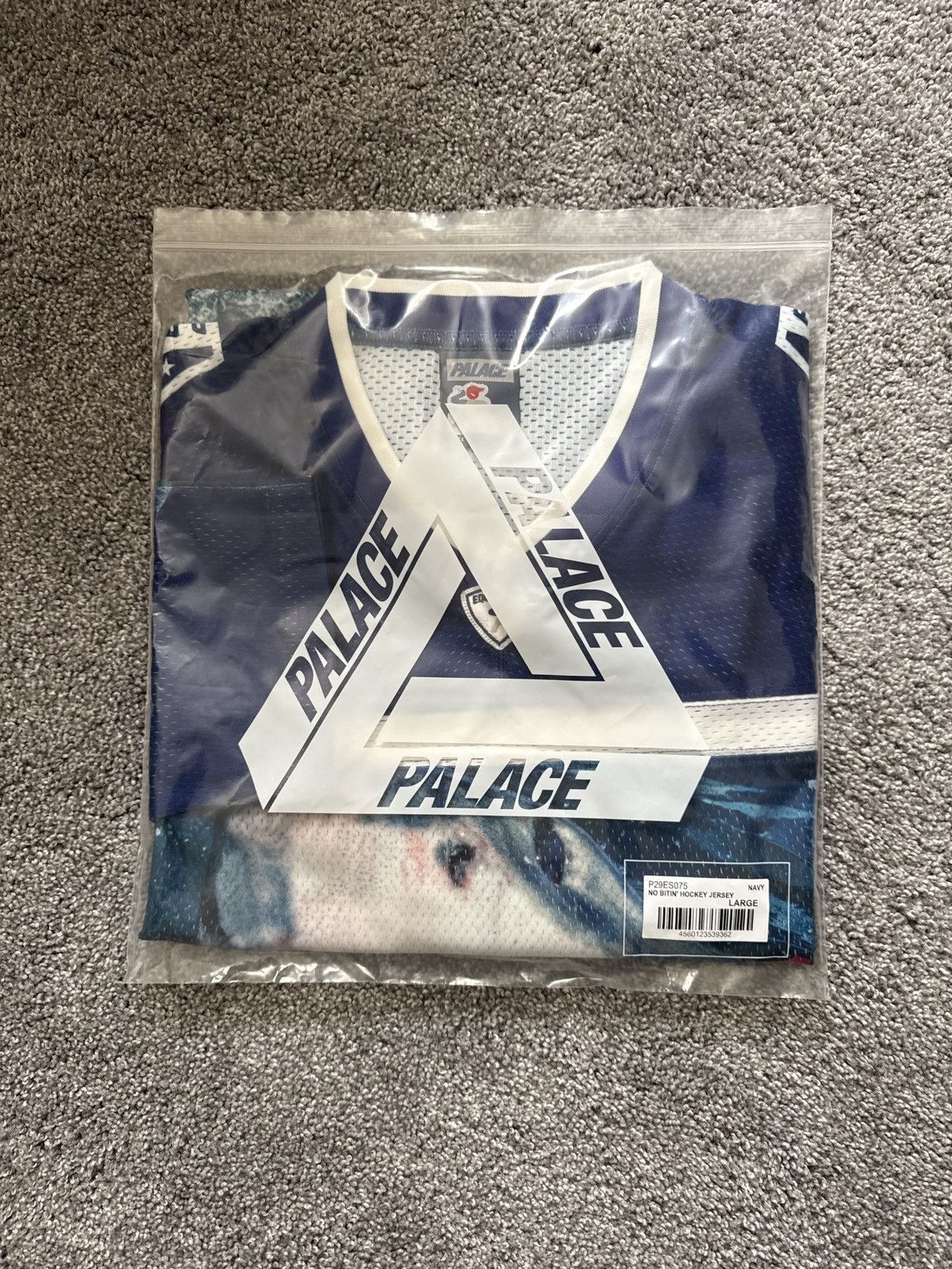 Palace No Bitin’ Hockey Jersey Navy Size US L / EU 52-54 / 3 - 2 Thumbnail