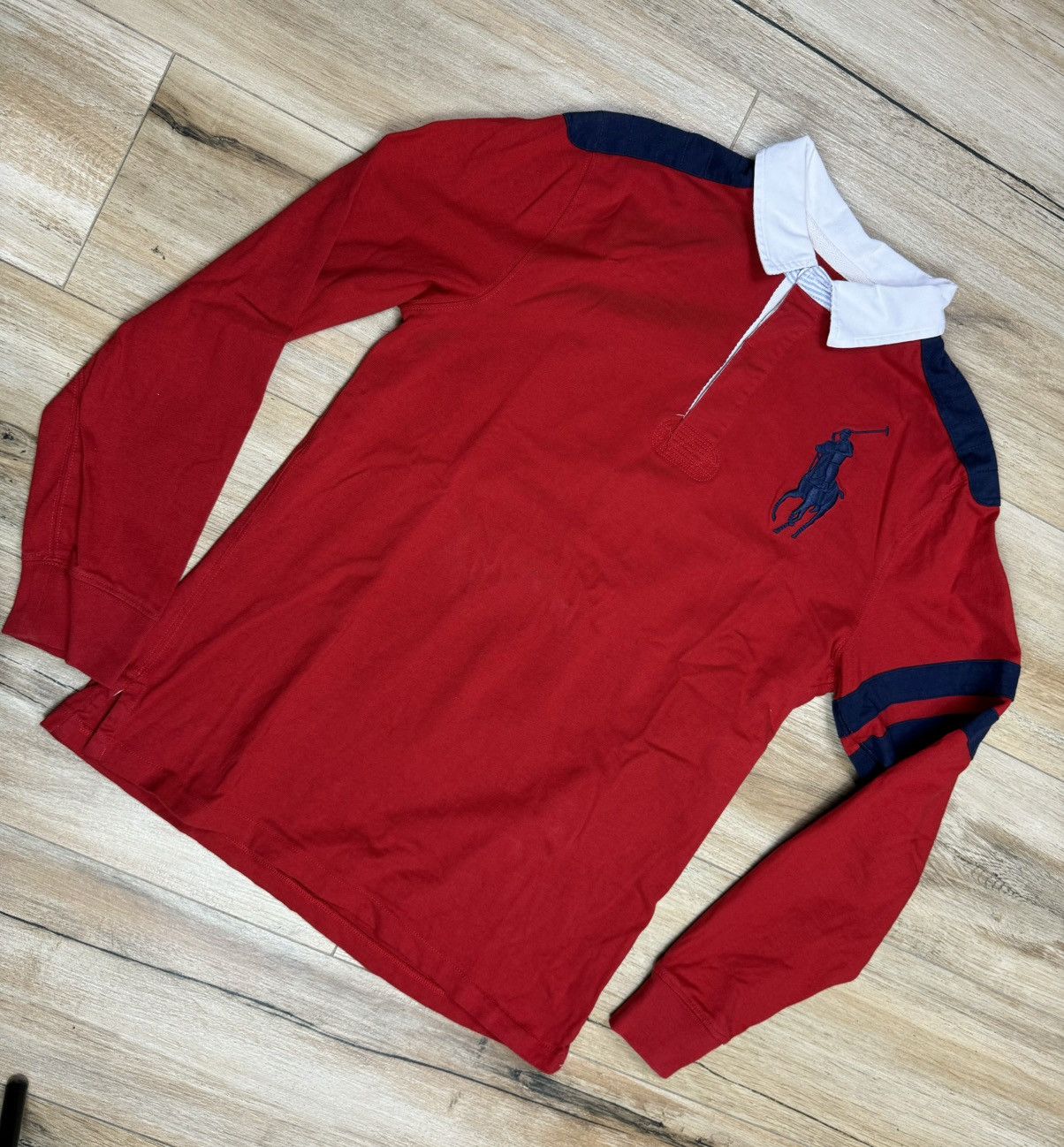 Polo Ralph Lauren Red Polo Ralph Lauren S 36 longsleeve Size US S / EU 44-46 / 1 - 6 Thumbnail