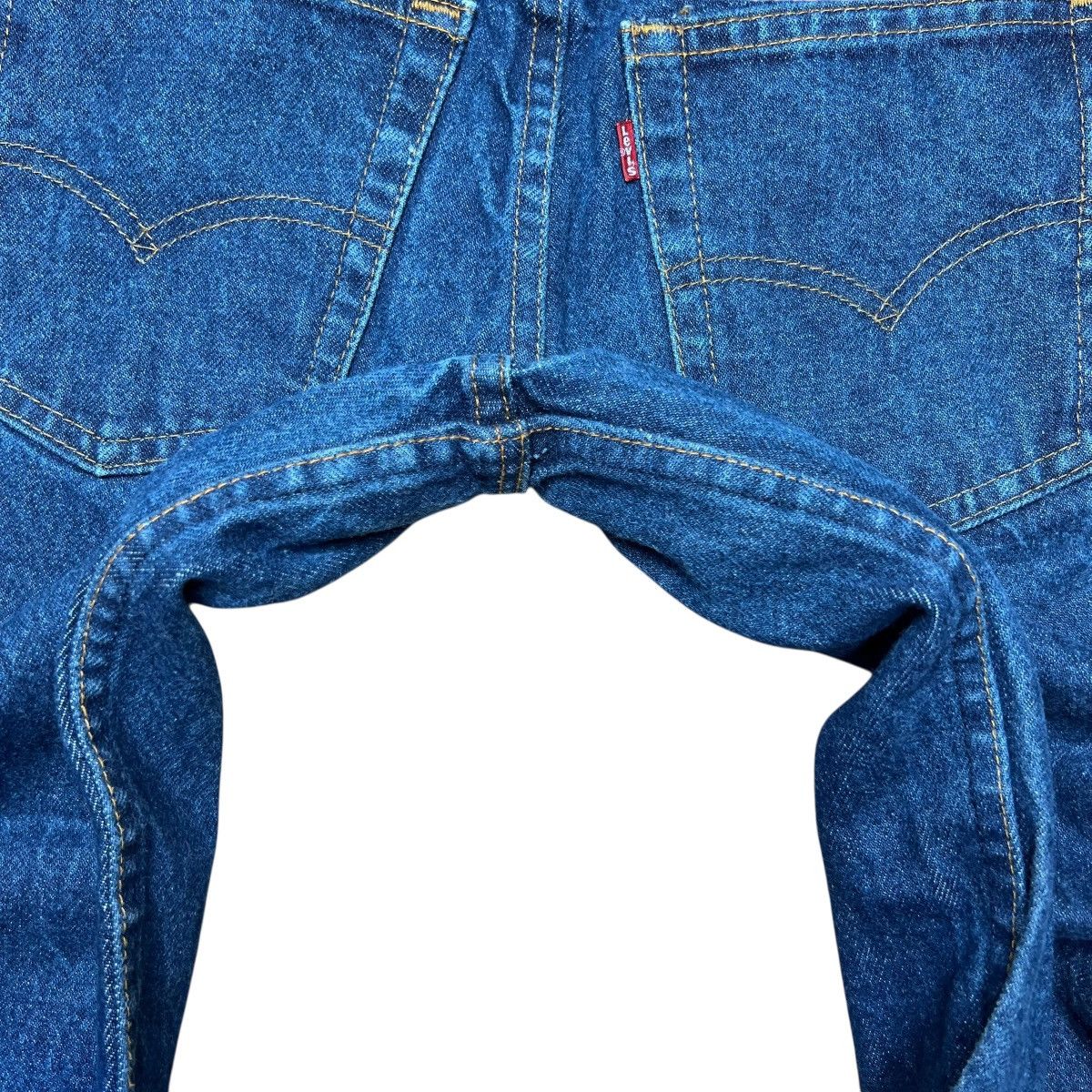 Levi's Vtg 1980s Levi’s 720 Zipper Fly Student USA Blue Denim Pants Size 27" / US 4 / IT 40 - 8 Thumbnail