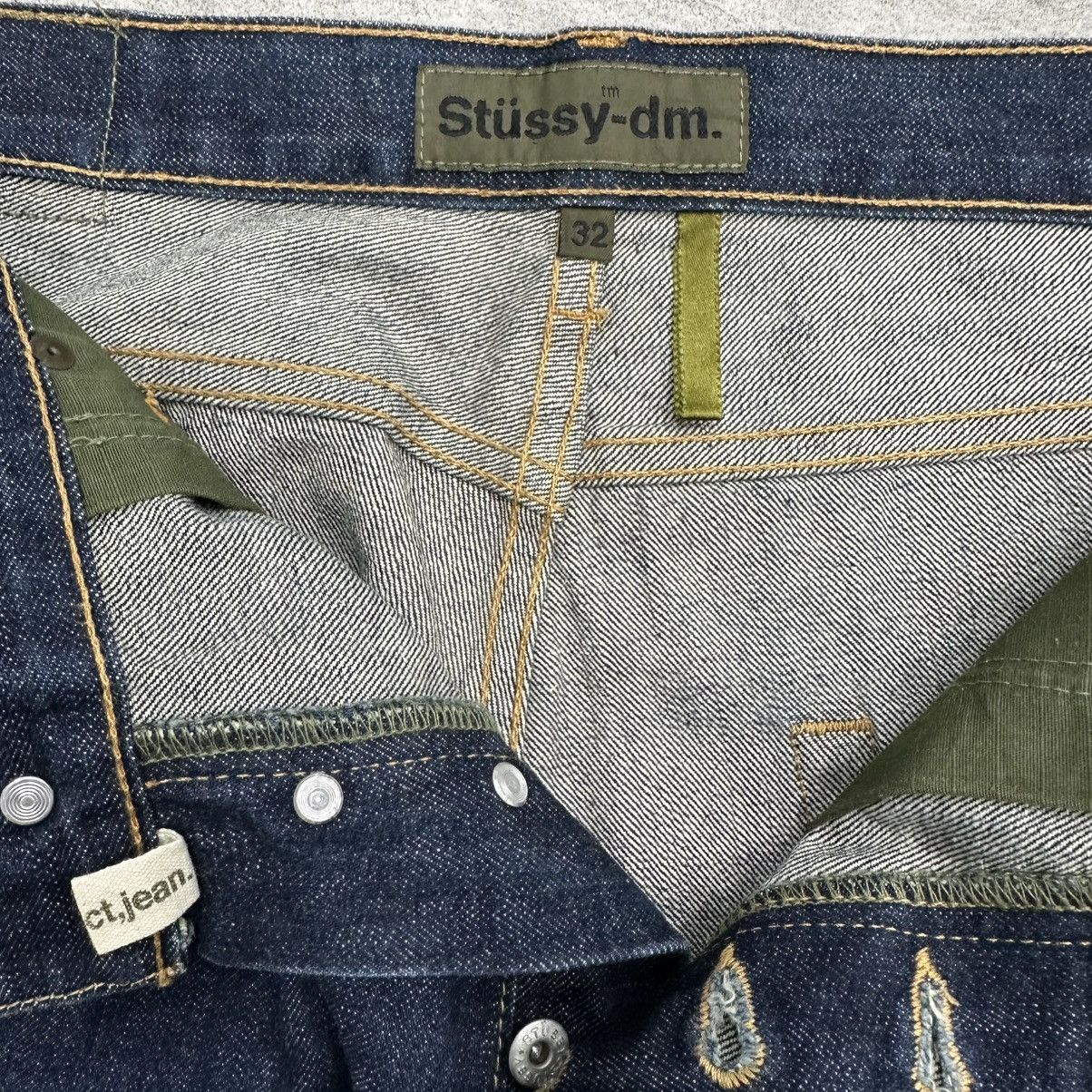 Stussy Vintage 90s Jeans Stussy Distressed Size US 30 / EU 46 - 5 Thumbnail
