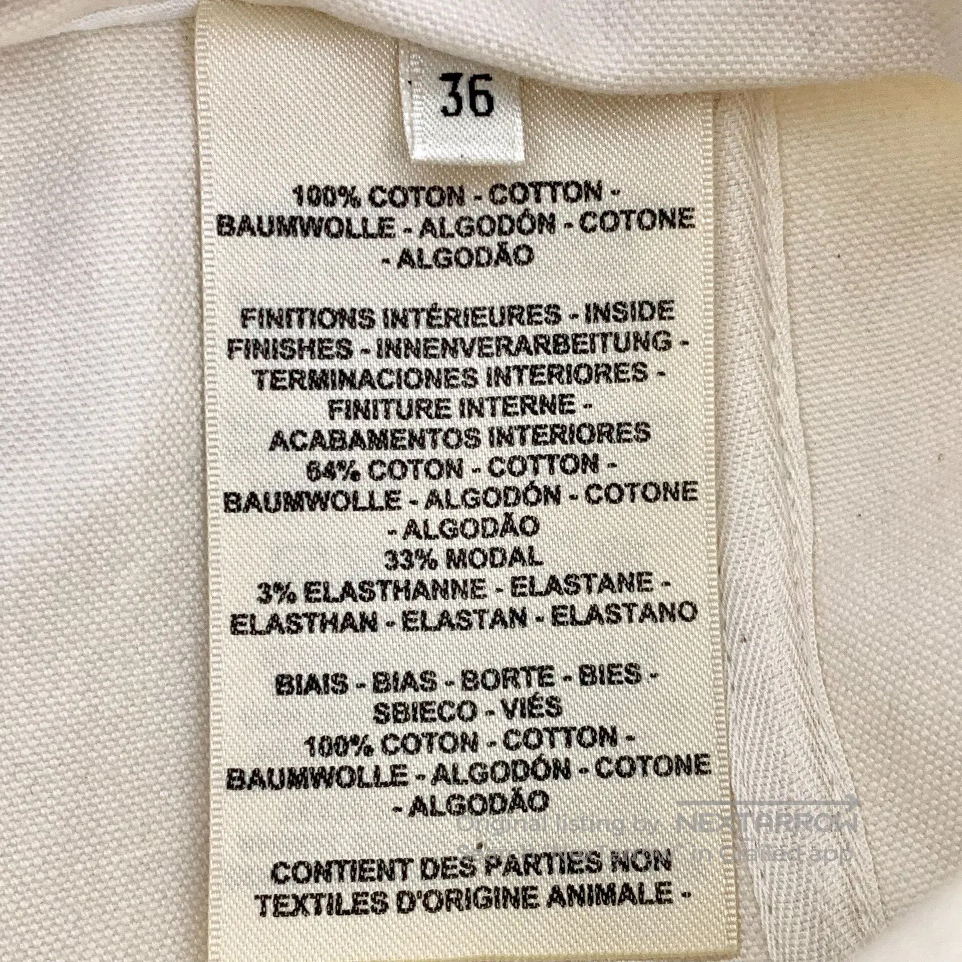 Hermes Hermes Beige bell chain decoration cotton casual half skir Size 35" - 8 Thumbnail