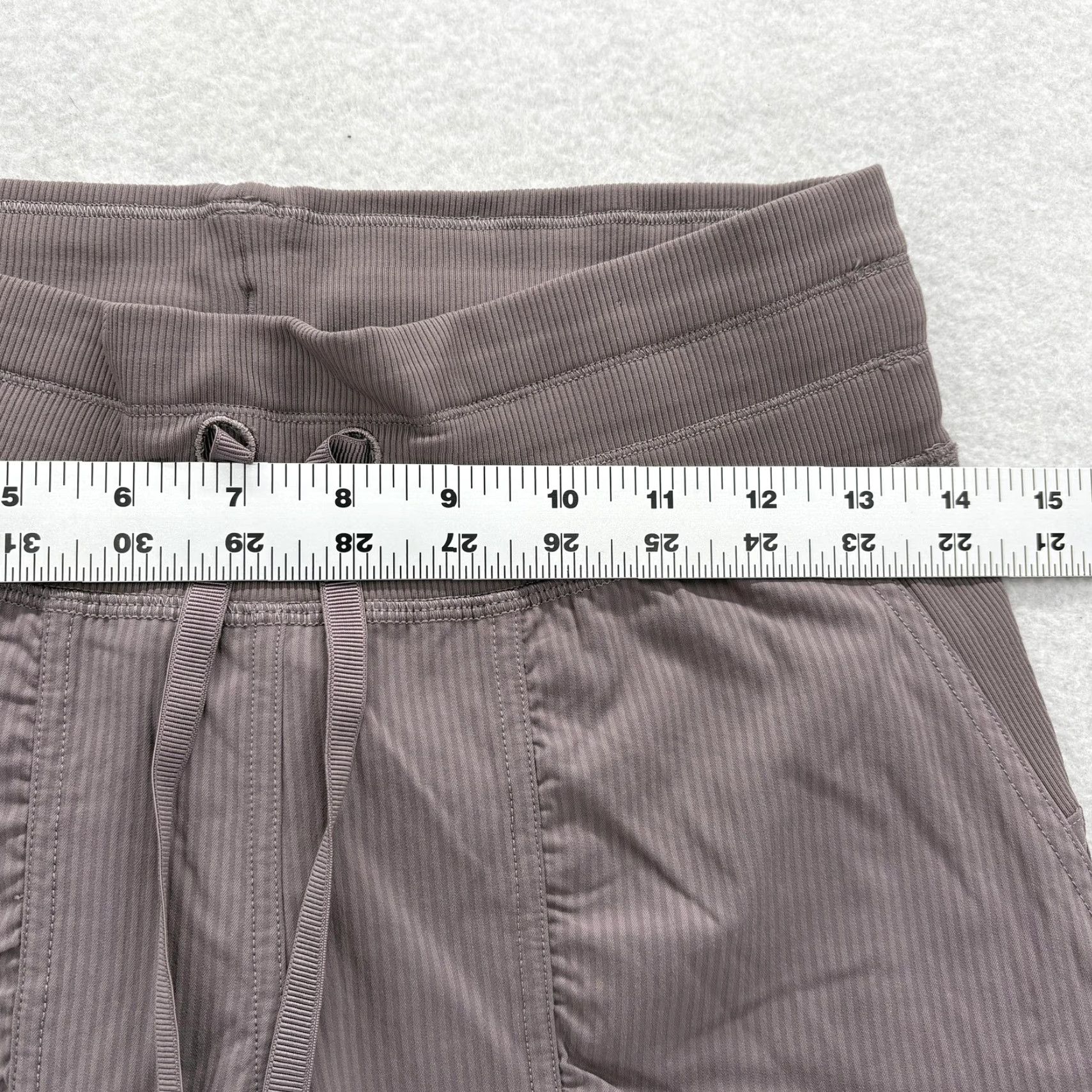 Lululemon Lululemon Pants Womens 4 Purple Gray Pinstripe Jogger Sweatpants Athletic Yoga Size 27" / US 4 / IT 40 - 5 Thumbnail