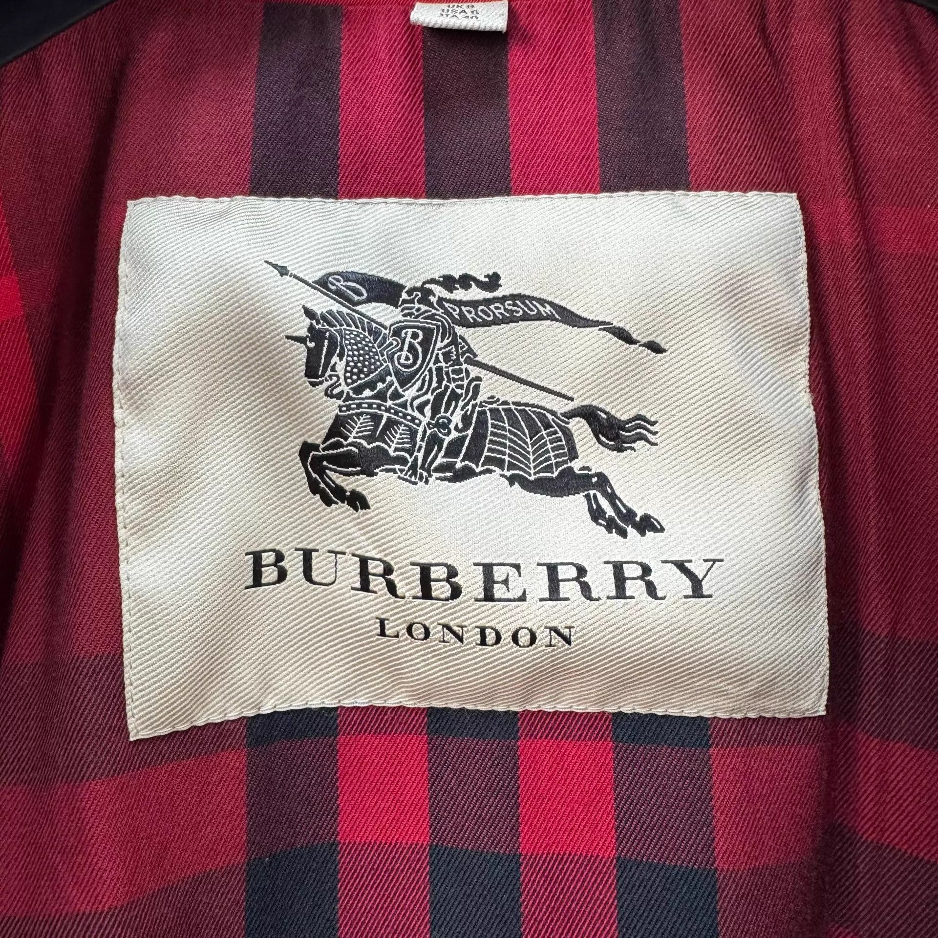 Burberry Burberry Double Breasted Lining Check Trench Coat UK8 MINT Size S / US 4 / IT 40 - 6 Thumbnail