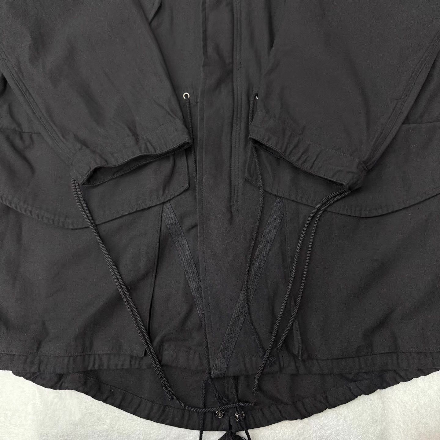 Greg Lauren Greg Lauren Black M65 Technical Coat Q10 Size US XL / EU 56 / 4 - 2 Thumbnail