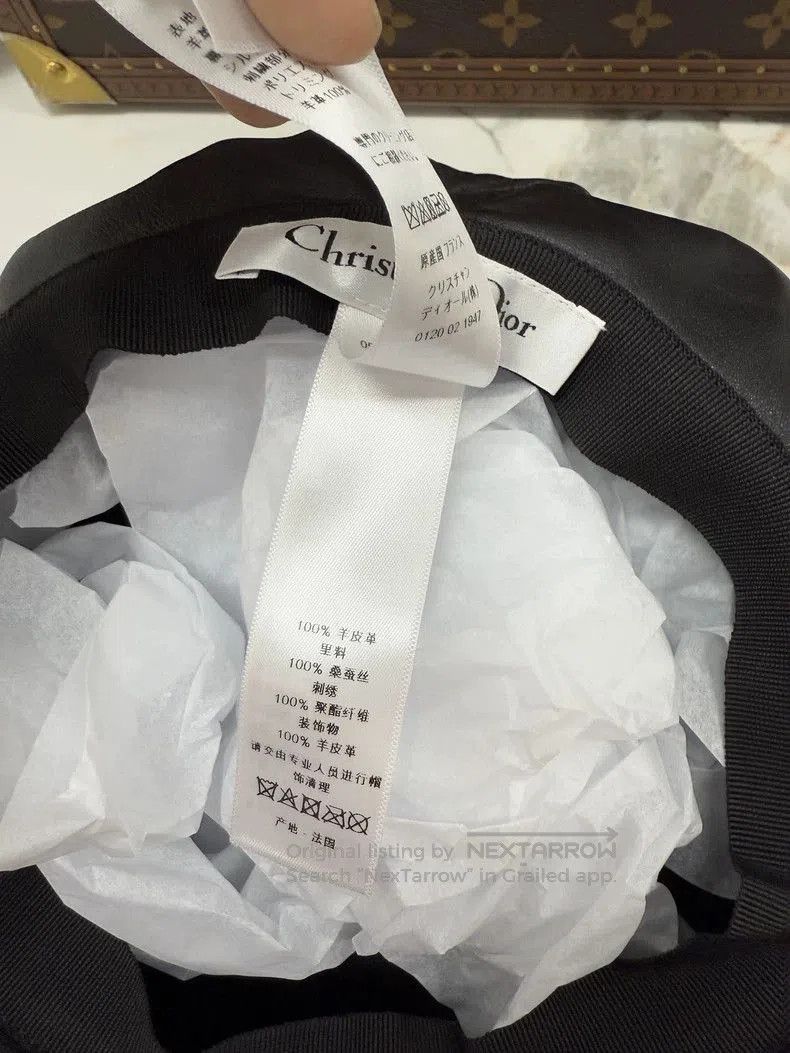 Dior Dior Leather Artist Cap. Size ONE SIZE - 4 Thumbnail