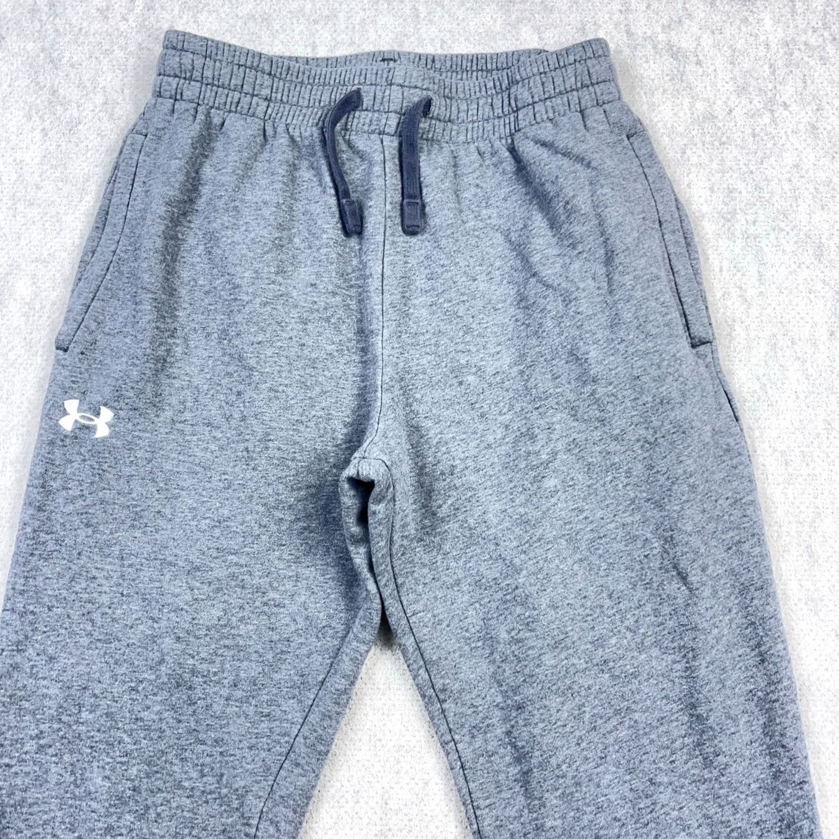 Under Armour Under Armour Sweatpants Men M Gray Joggers Tapered Leg Run Gym Heather Airways? Size US 31 - 3 Thumbnail