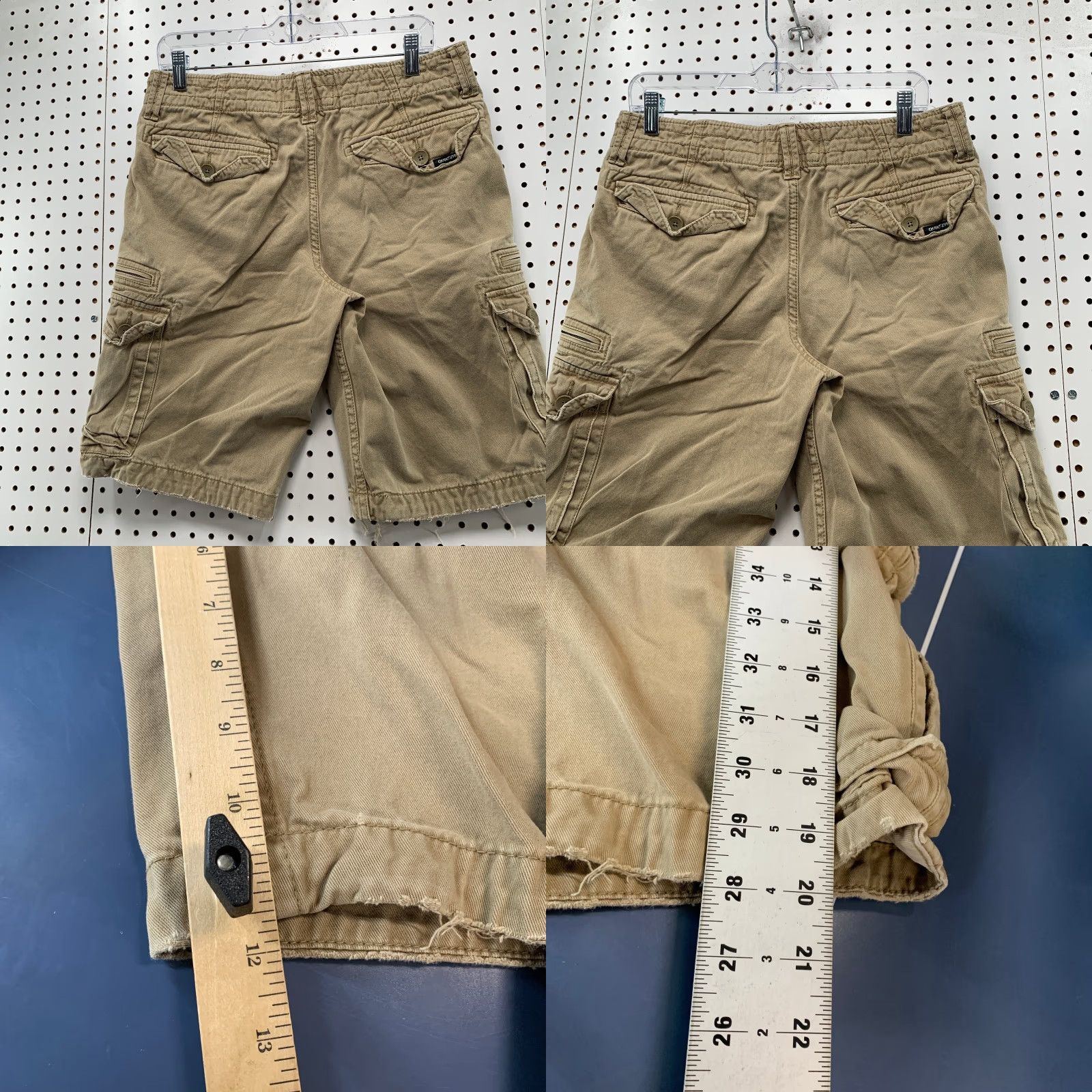 Quiksilver Quiksilver Cargo Shorts Mens 31 Tan Military Outdoor Utility Bermuda Beige 32x12 Mens Size US 27 - 8 Thumbnail