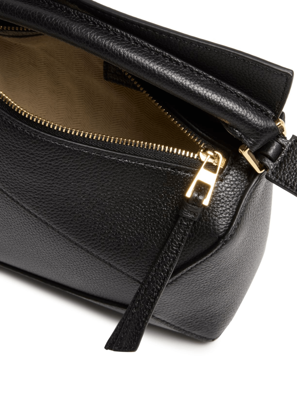 Loewe LOEWE Puzzle Edge Mini Black Leather Handbag New Auth Size ONE SIZE - 4 Thumbnail