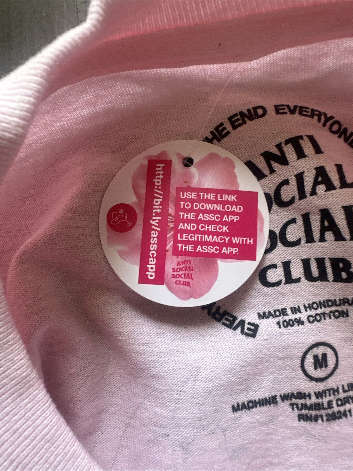 Anti Social Social Club Anti Social Social Club Double Dragon Tee Pink/Black Size M Size US M / EU 48-50 / 2 - 5 Thumbnail