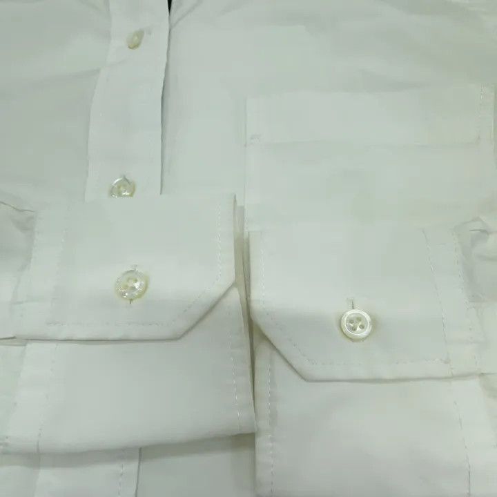 Thom Browne Thom Browne White Long Sleeve Fitted Shirt -2507 Size M / US 6-8 / IT 42-44 - 9 Thumbnail