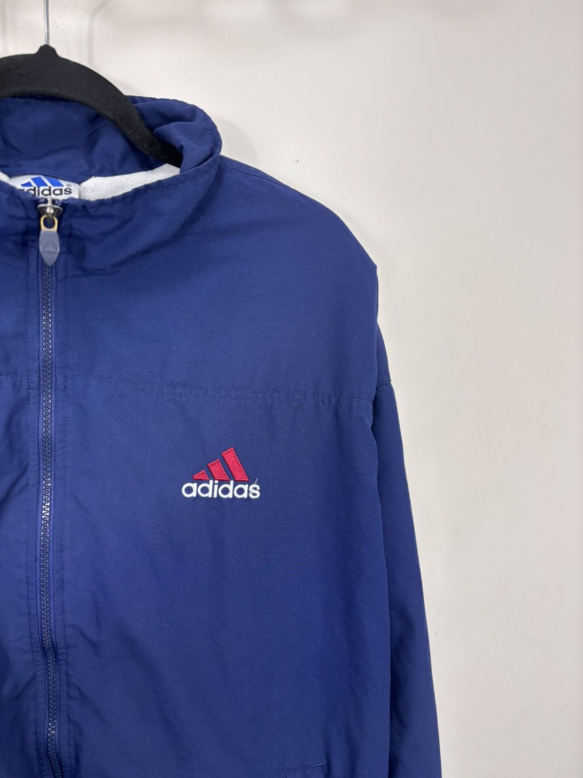 Adidas Vintage 1990s Adidas Y2K Tracksuit Blue Baggy Retro Hype Size US XL / EU 56 / 4 - 18 Thumbnail