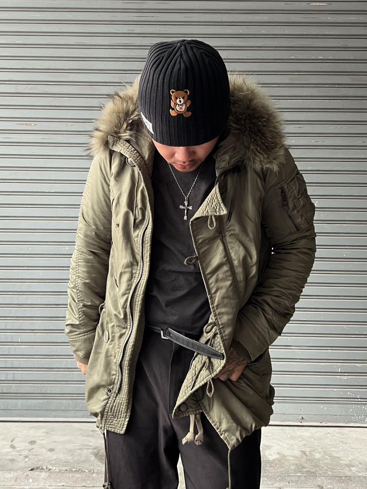 GOA Goa Raccoon Fur Long Jacket | Grailed