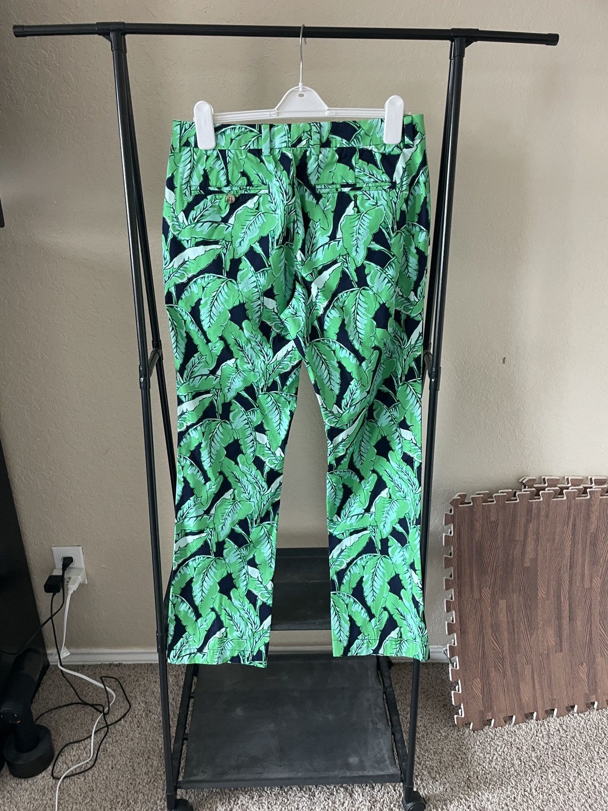 Vineyard Vines Floral FF Cotton Trousers Size US 33 - 4 Thumbnail