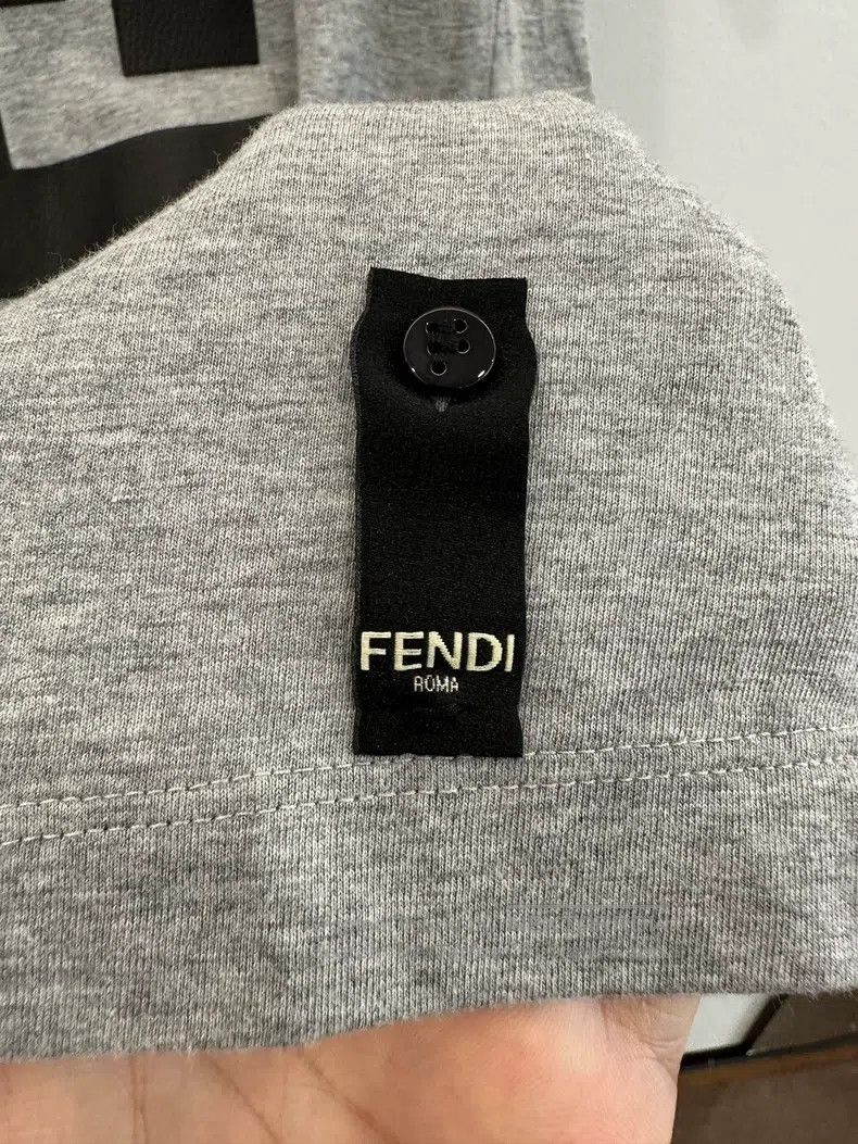 Fendi Fendi Double F large logo with little monster logo leather Size US S / EU 44-46 / 1 - 5 Thumbnail